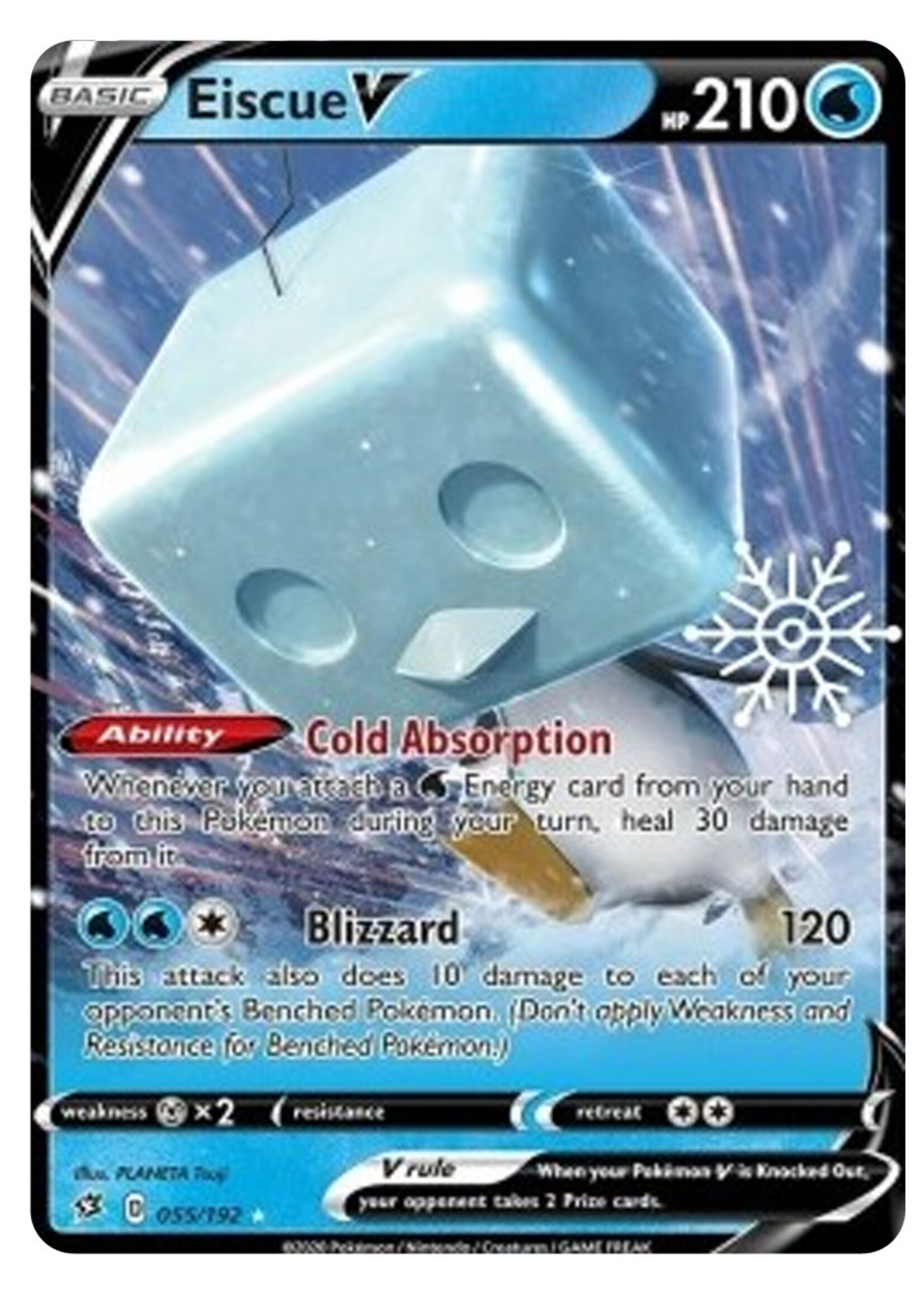 Eiscue V 55 (RCL) Stamped: near mint