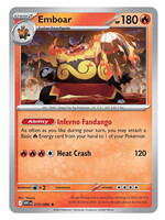 Emboar 13 (WHT) Poke Ball Holo: near mint