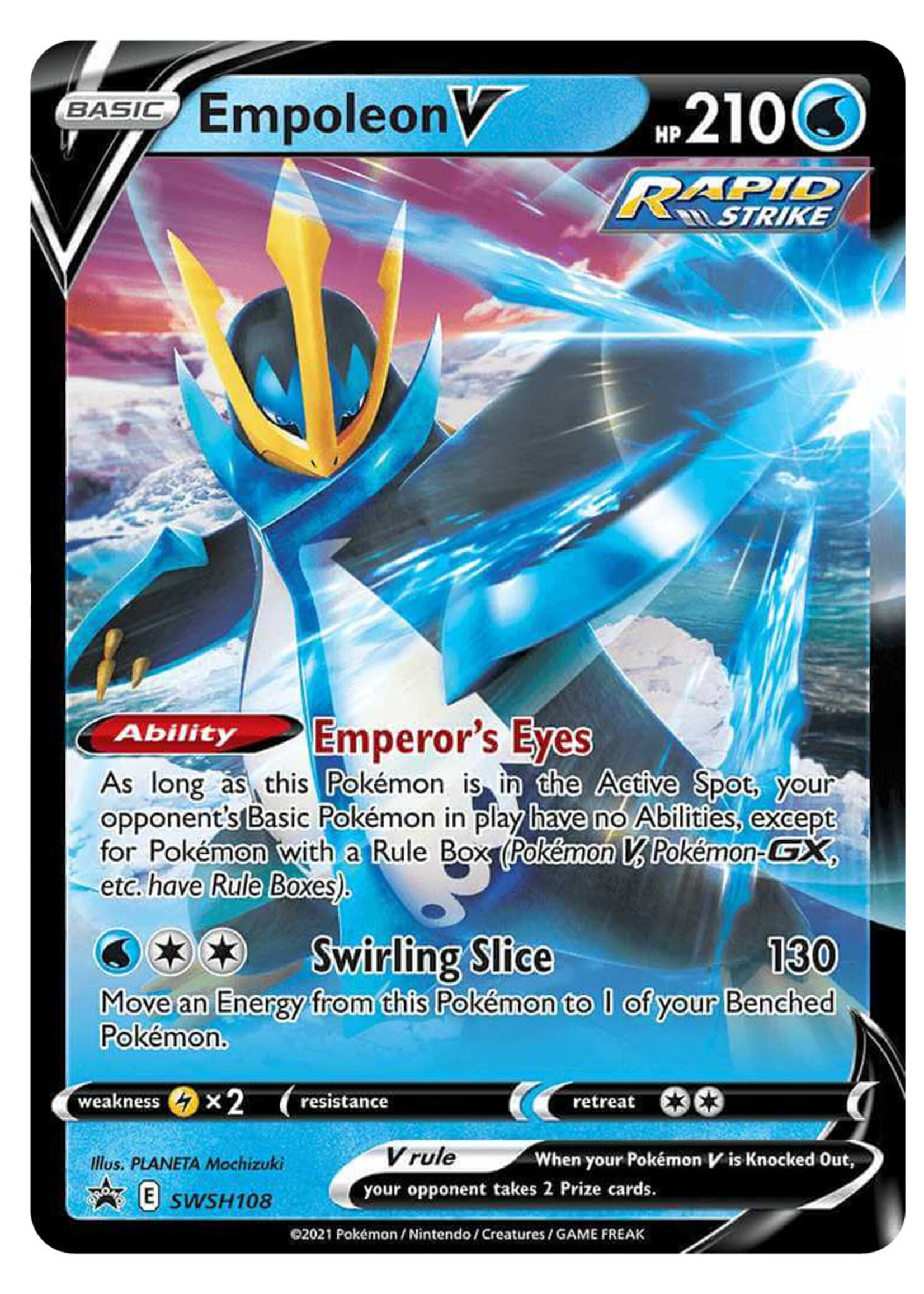 Empoleon V 108 (SWSH): near mint