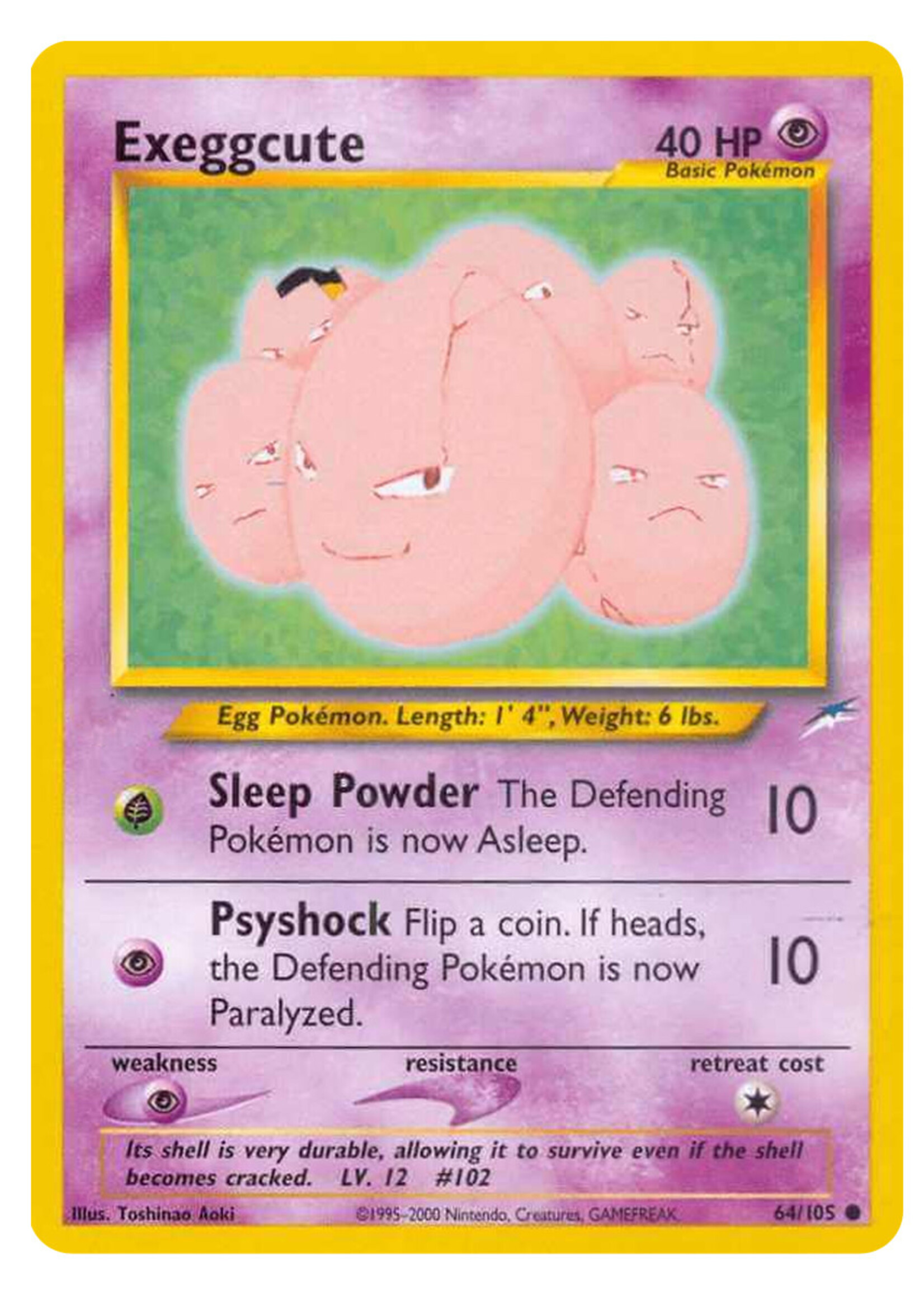 Exeggcute 64 (NDE): excellent