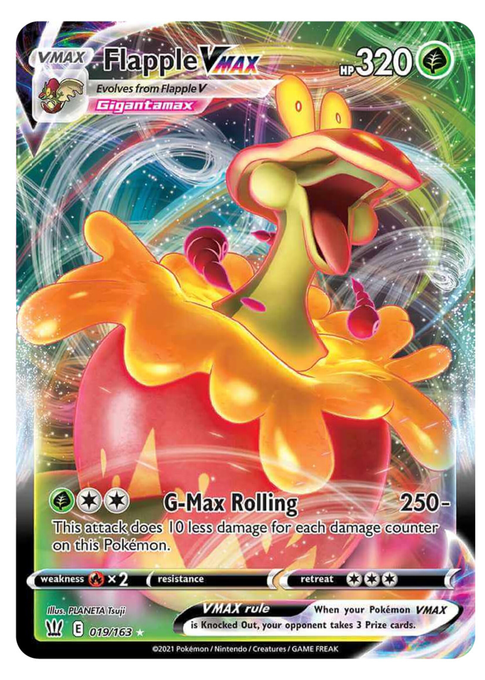 Flapple Vmax 19 (BST): near mint