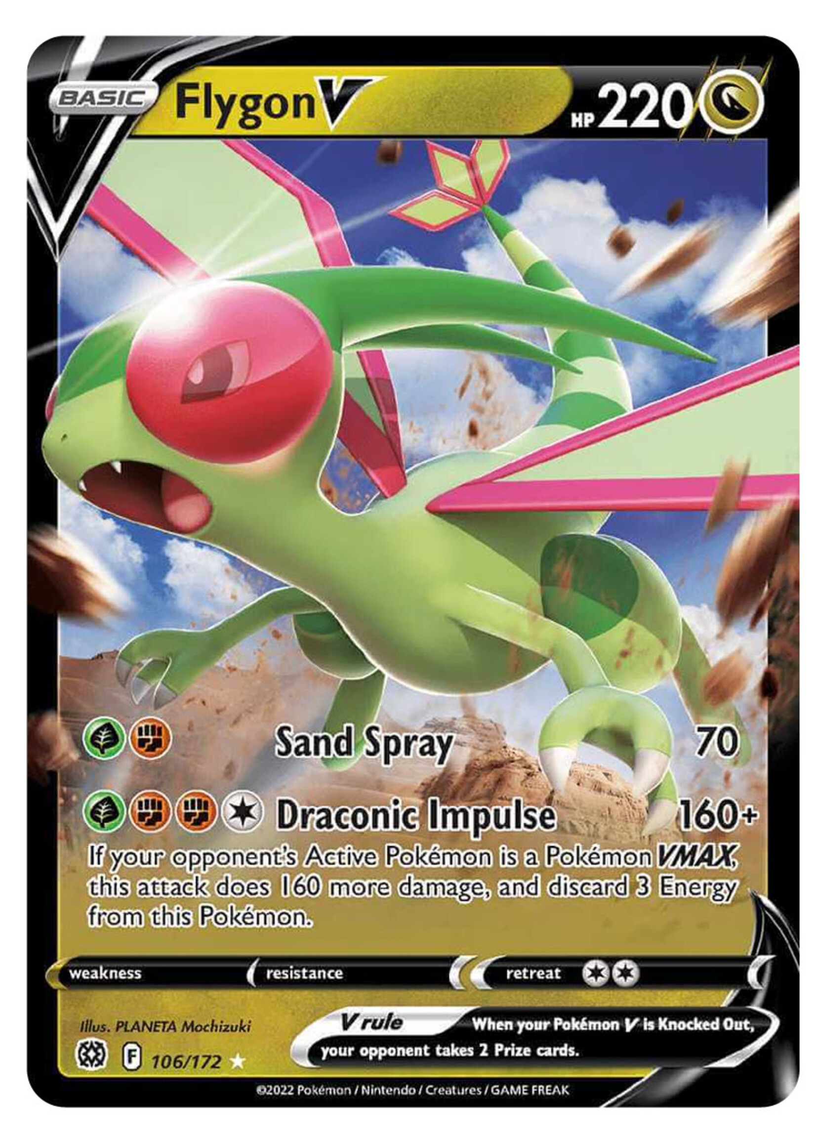 Flygon V 106 (BRS): near mint