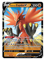 Galarian Zapdos V 80 (CRE): near mint