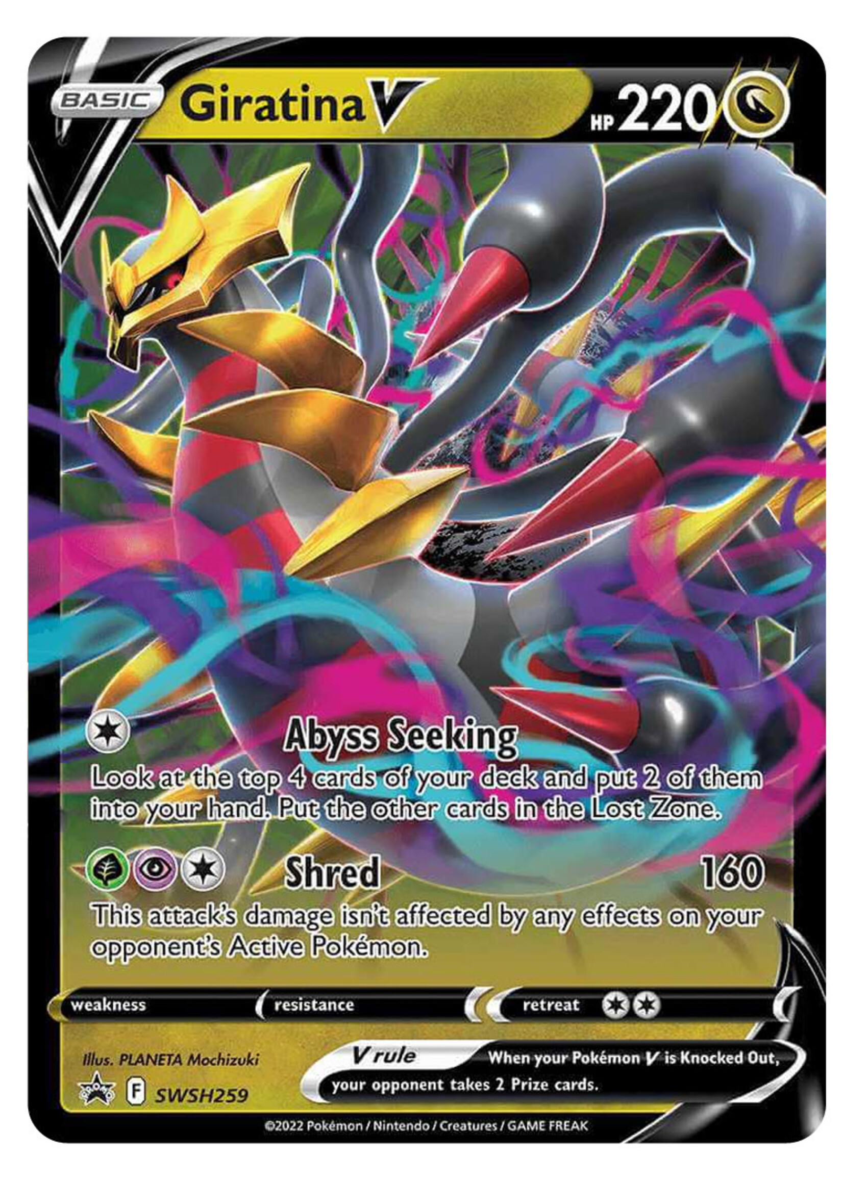 Giratina V 259 (SWSH): near mint