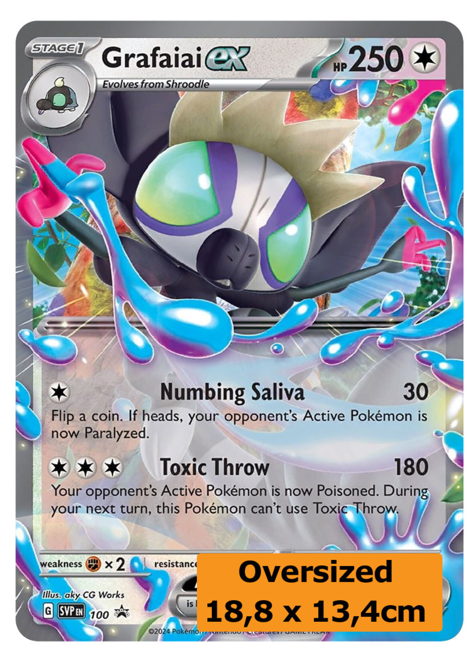 Grafaiai Ex 100 (SVP) Grote Kaart: near mint