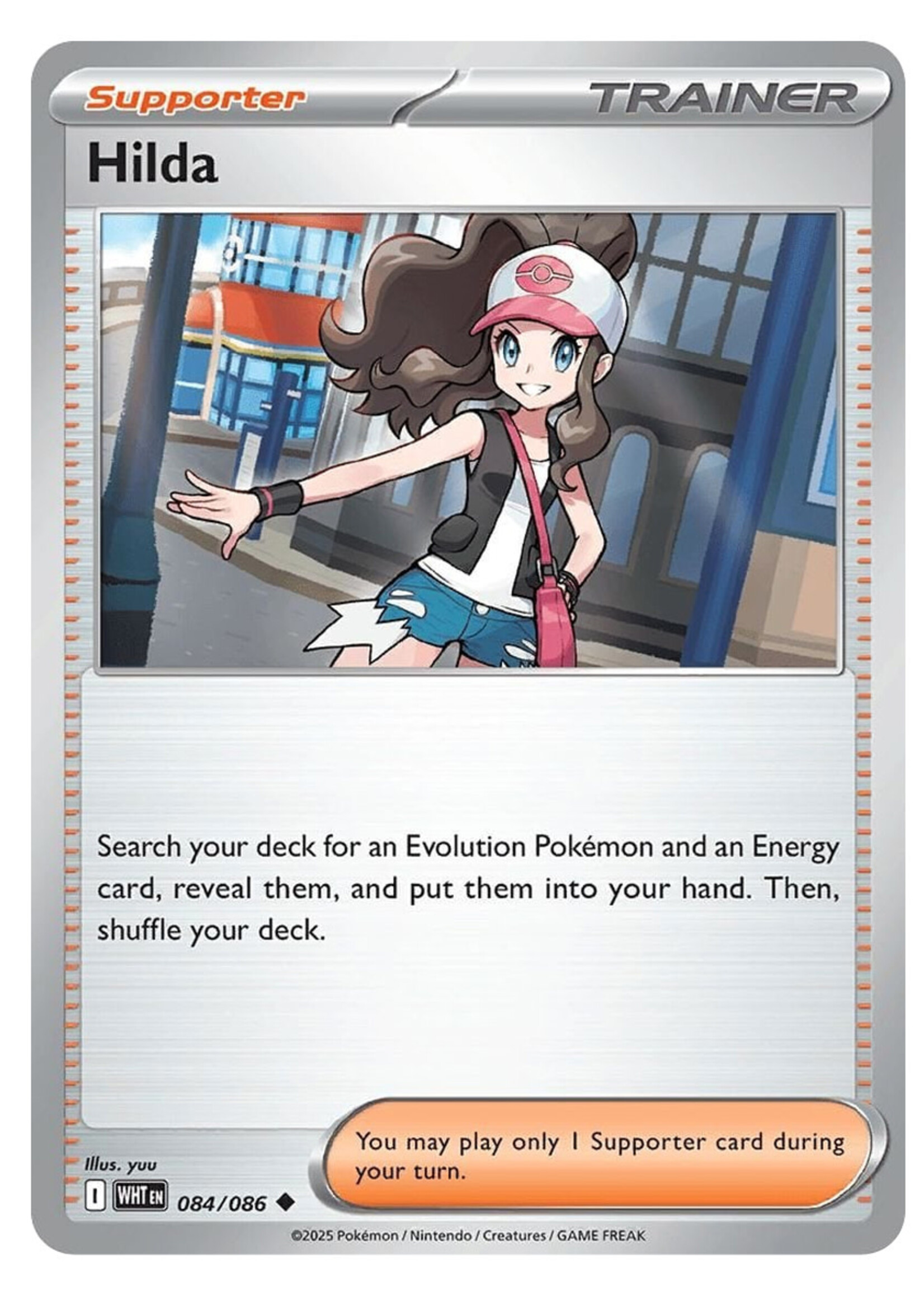 Hilda 84 (WHT) Poke Ball Holo: near mint