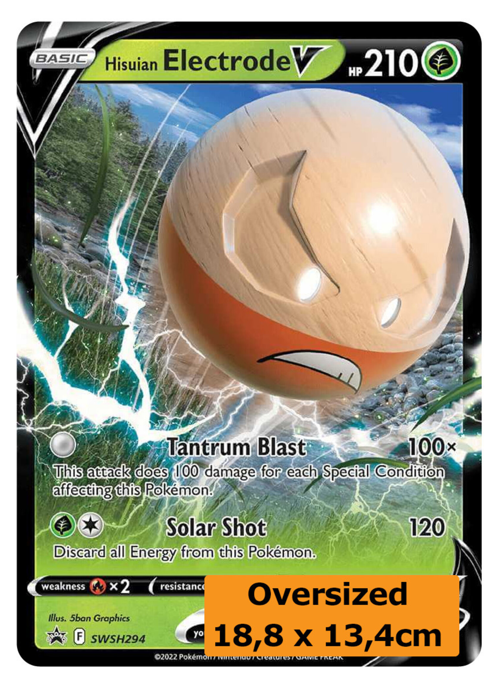 Hisuian Electrode V 294 (SWSH) Grote Kaart: near mint