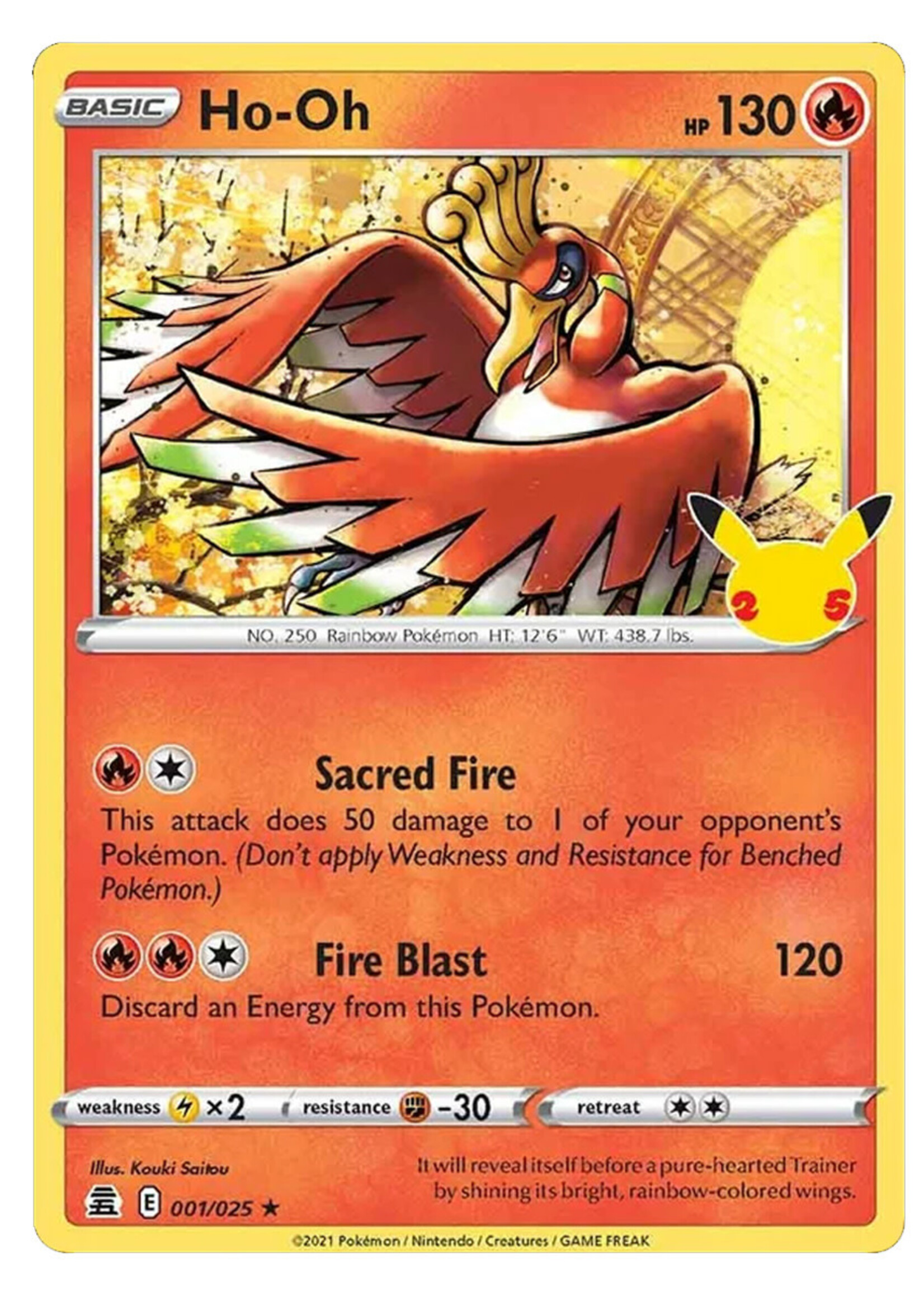 Ho-Oh 01 (CEL): near mint