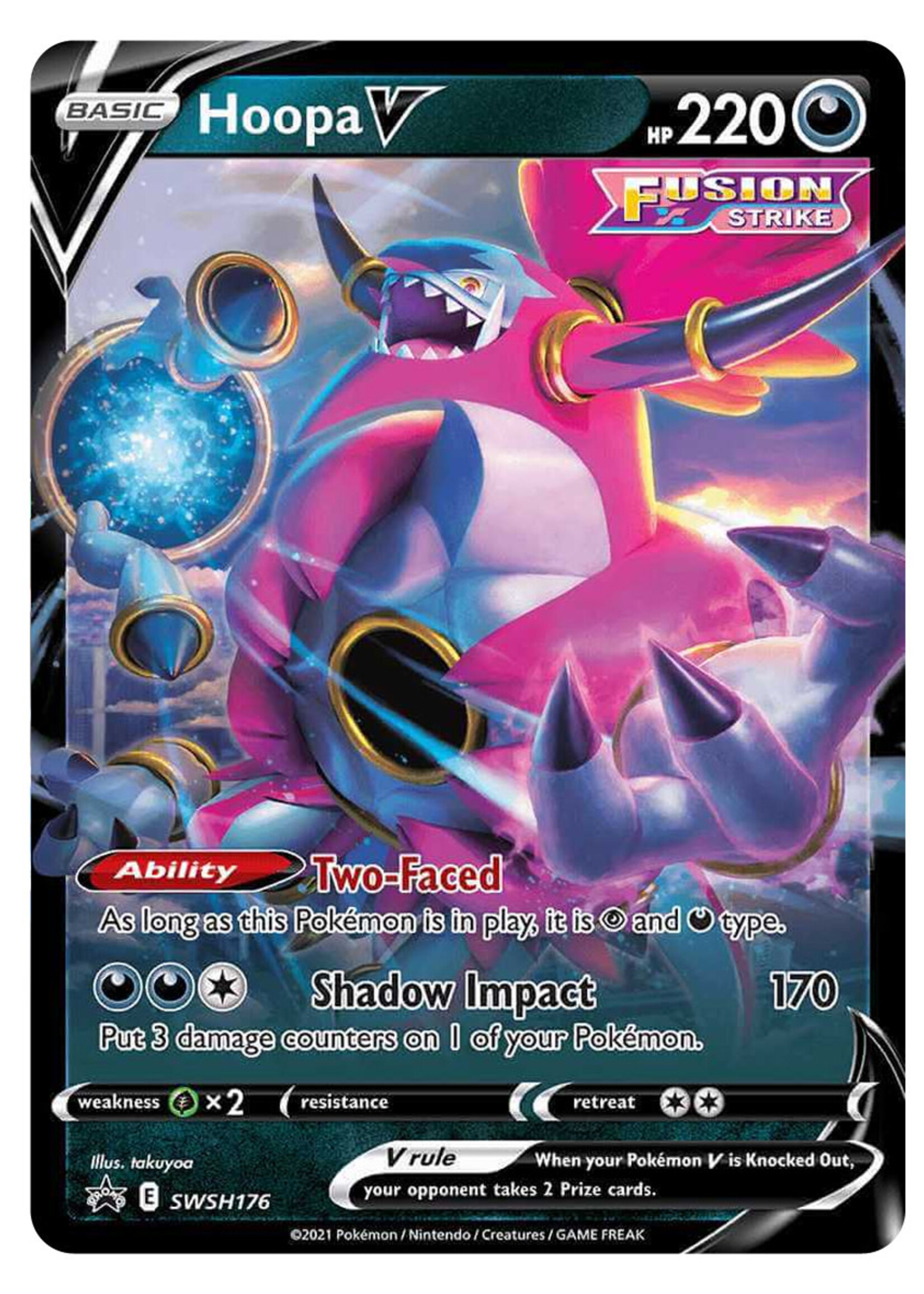 Hoopa V 176 (SWSH): near mint
