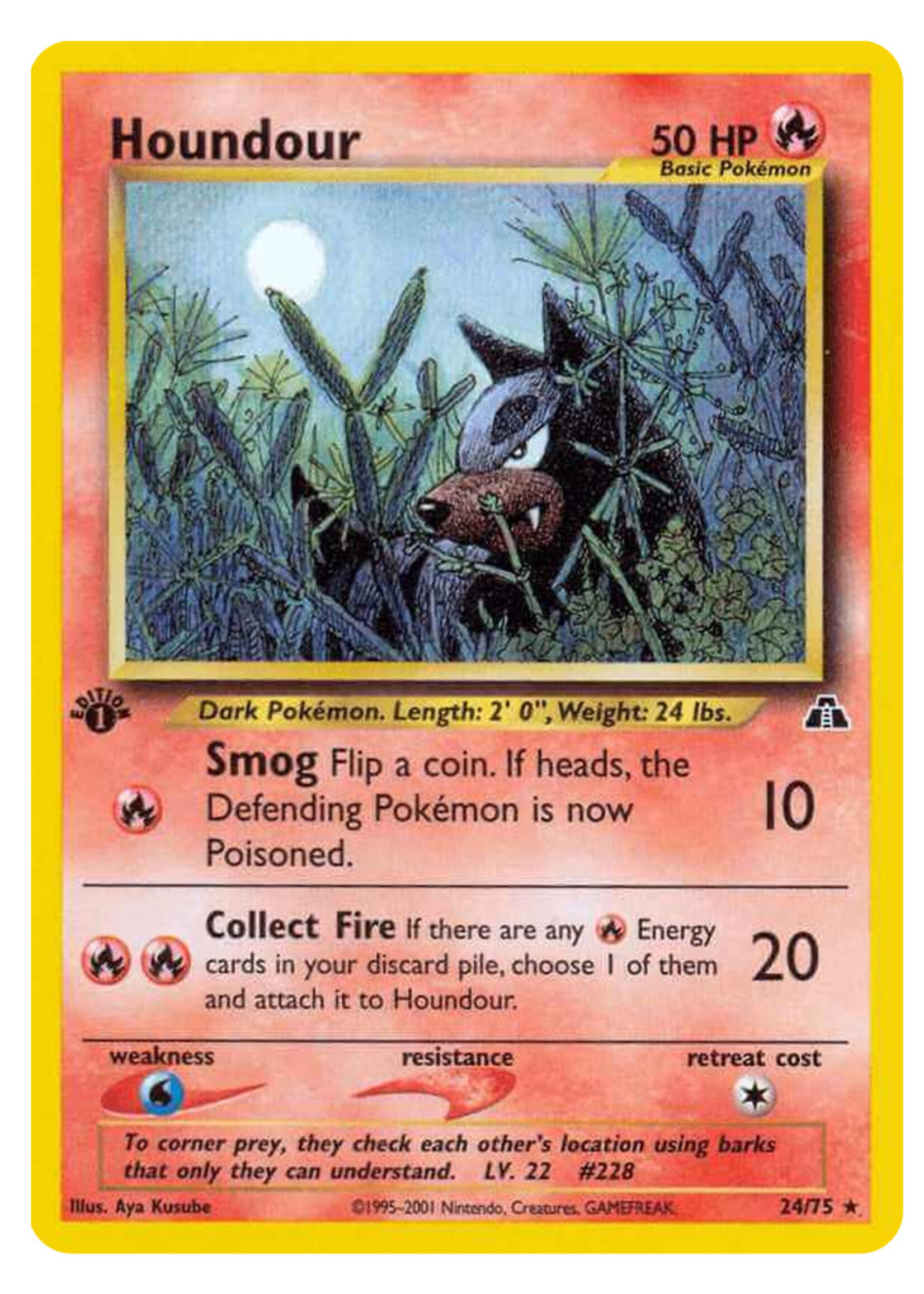 Houndour 24 (NDI) 1st Edition: poor