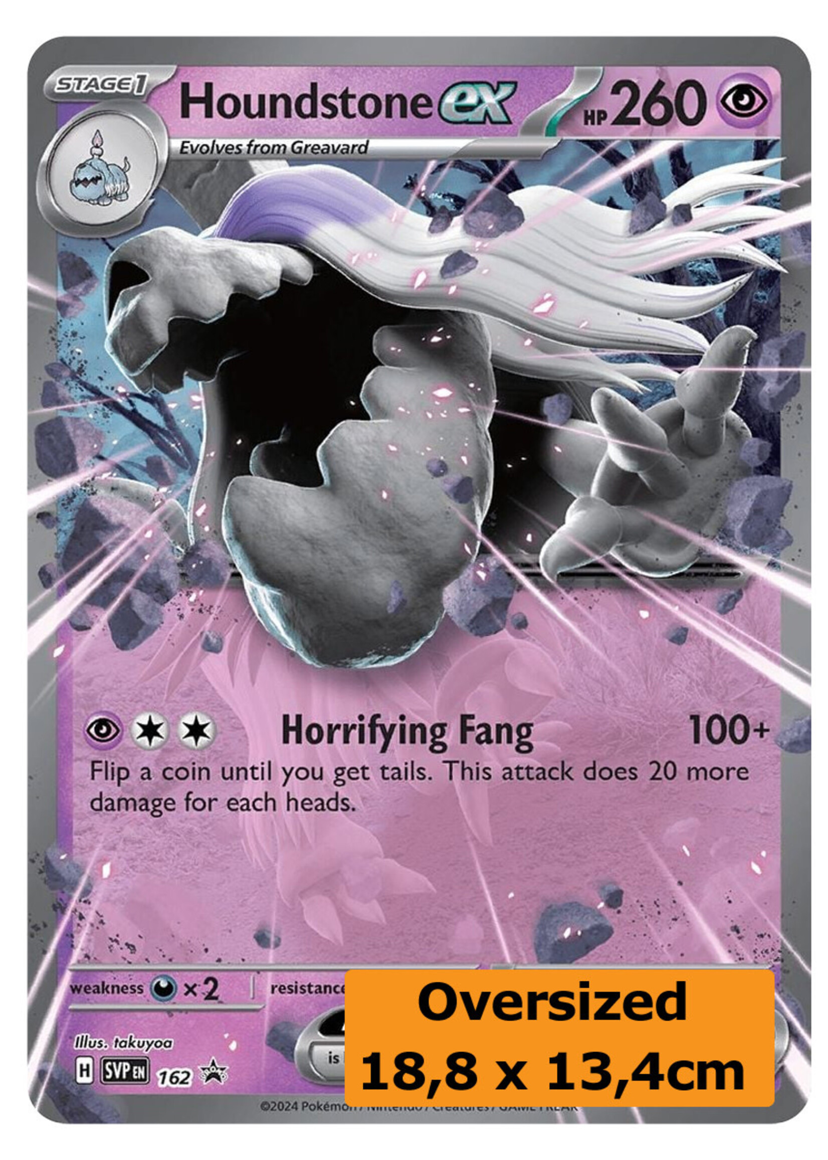 Houndstone Ex 162 (SVP) Grote Kaart: near mint
