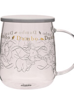 Disney Dumbo Glass Mug With Lid 540ml