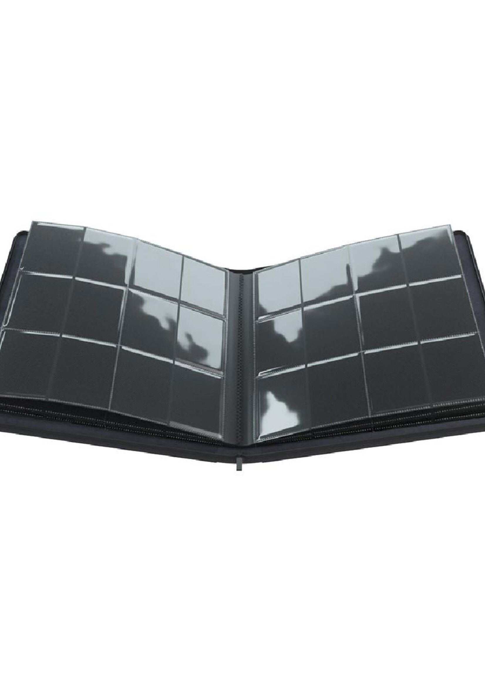 GameGenic Zip-Up Binder 24-Pocket Black