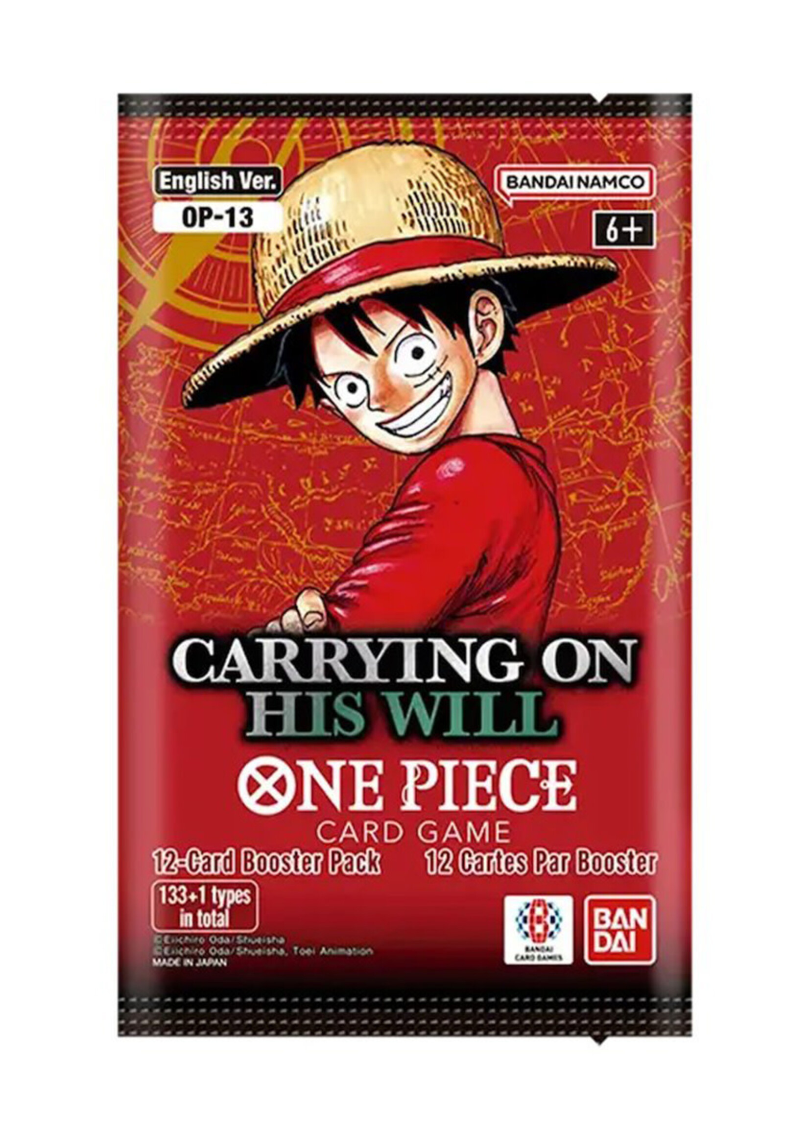 One Piece Carrying On His Will Booster