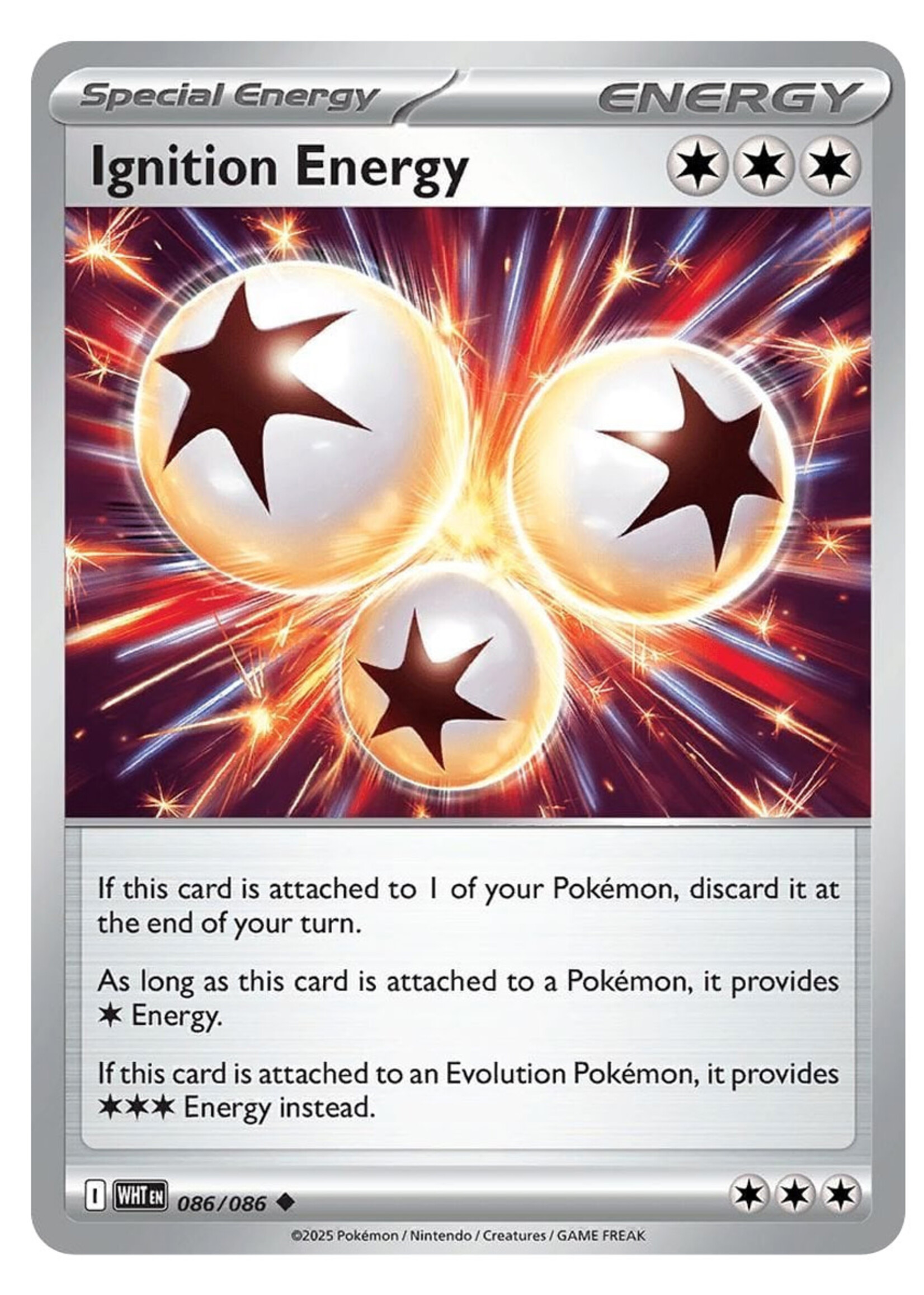 Ignition Energy 86 (WHT) Poke Ball Holo: near mint