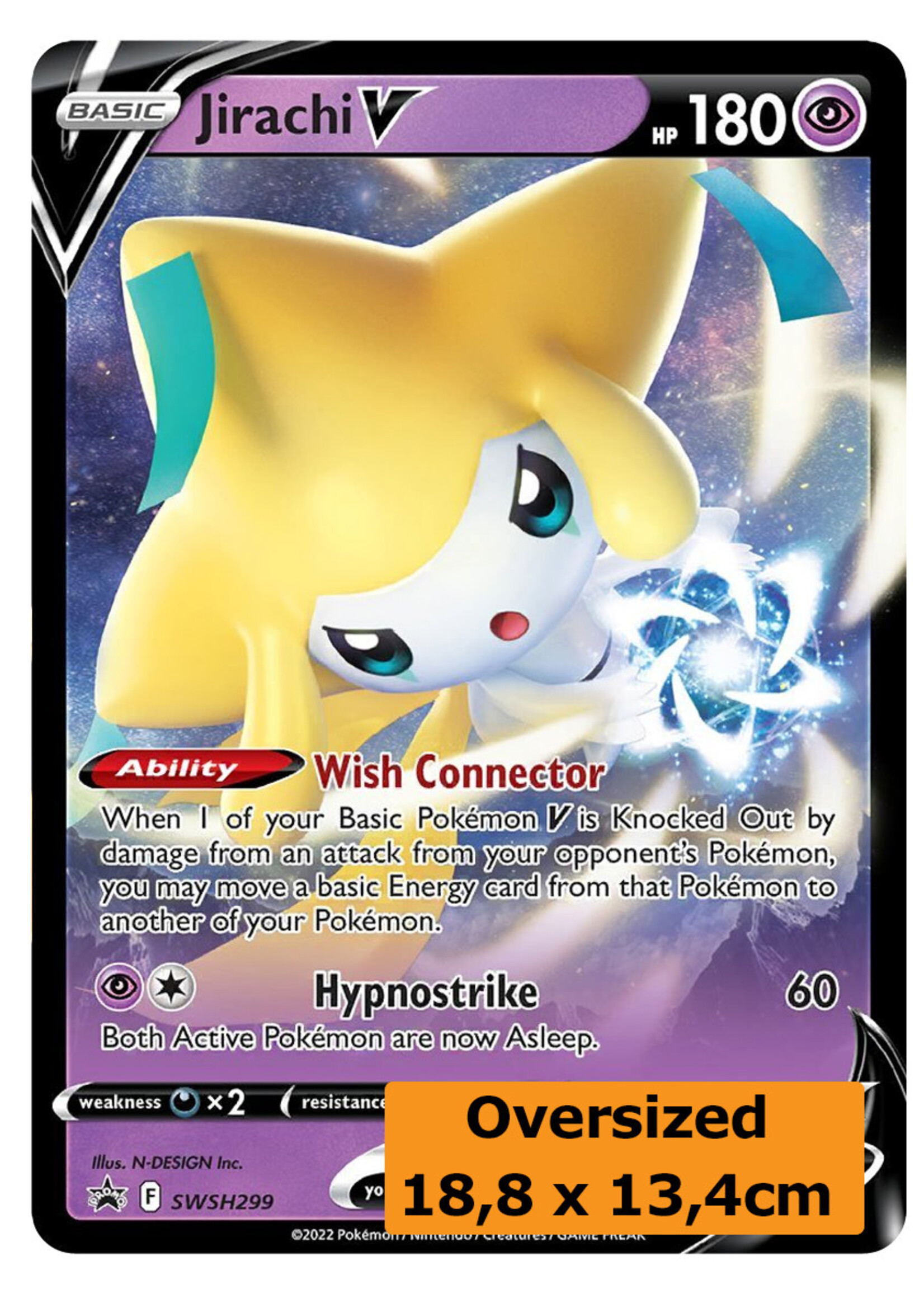 Jirachi V 299 (SWSH) Grote Kaart: near mint