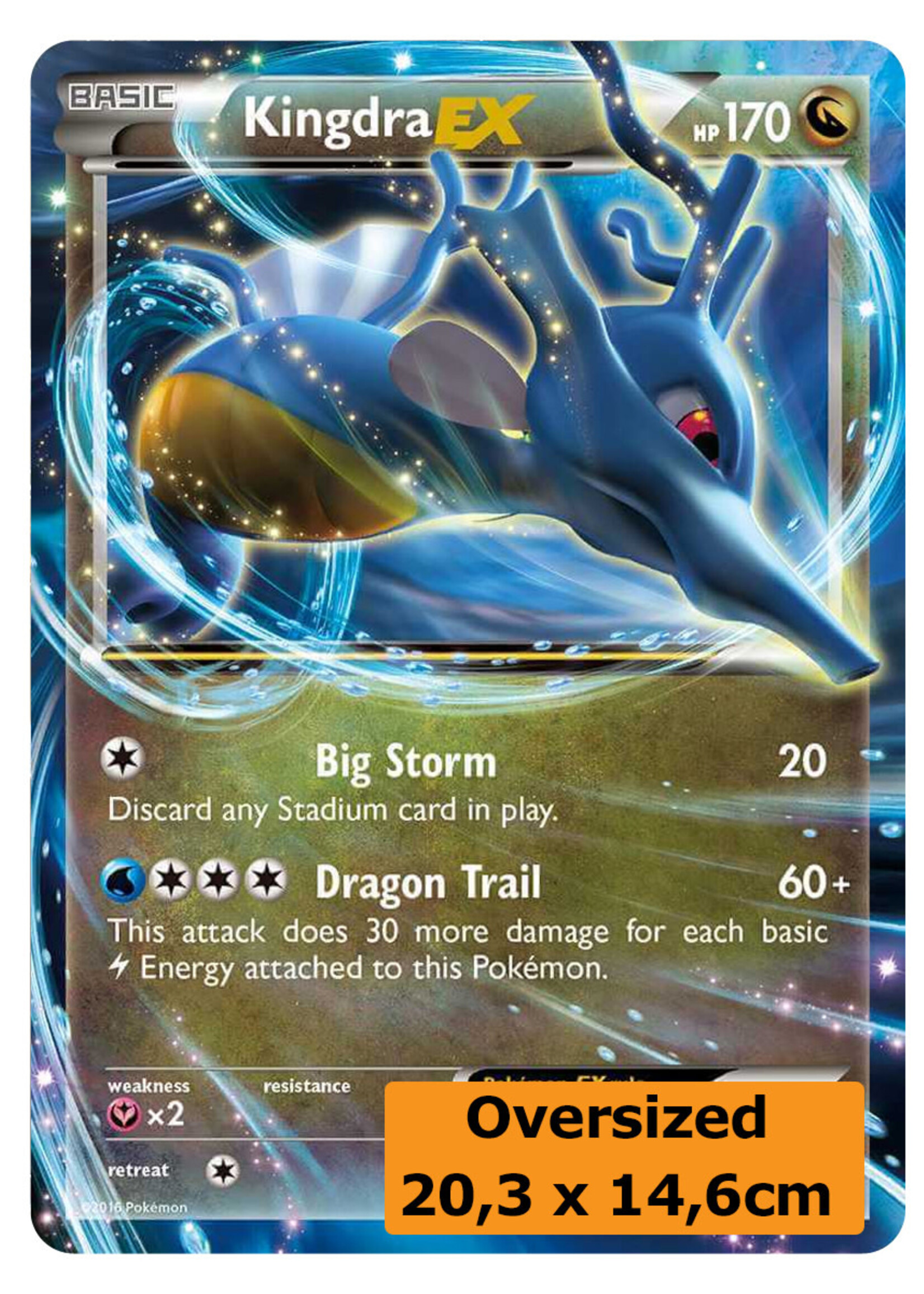 Kingdra EX 73 (FCO) Grote Kaart: near mint