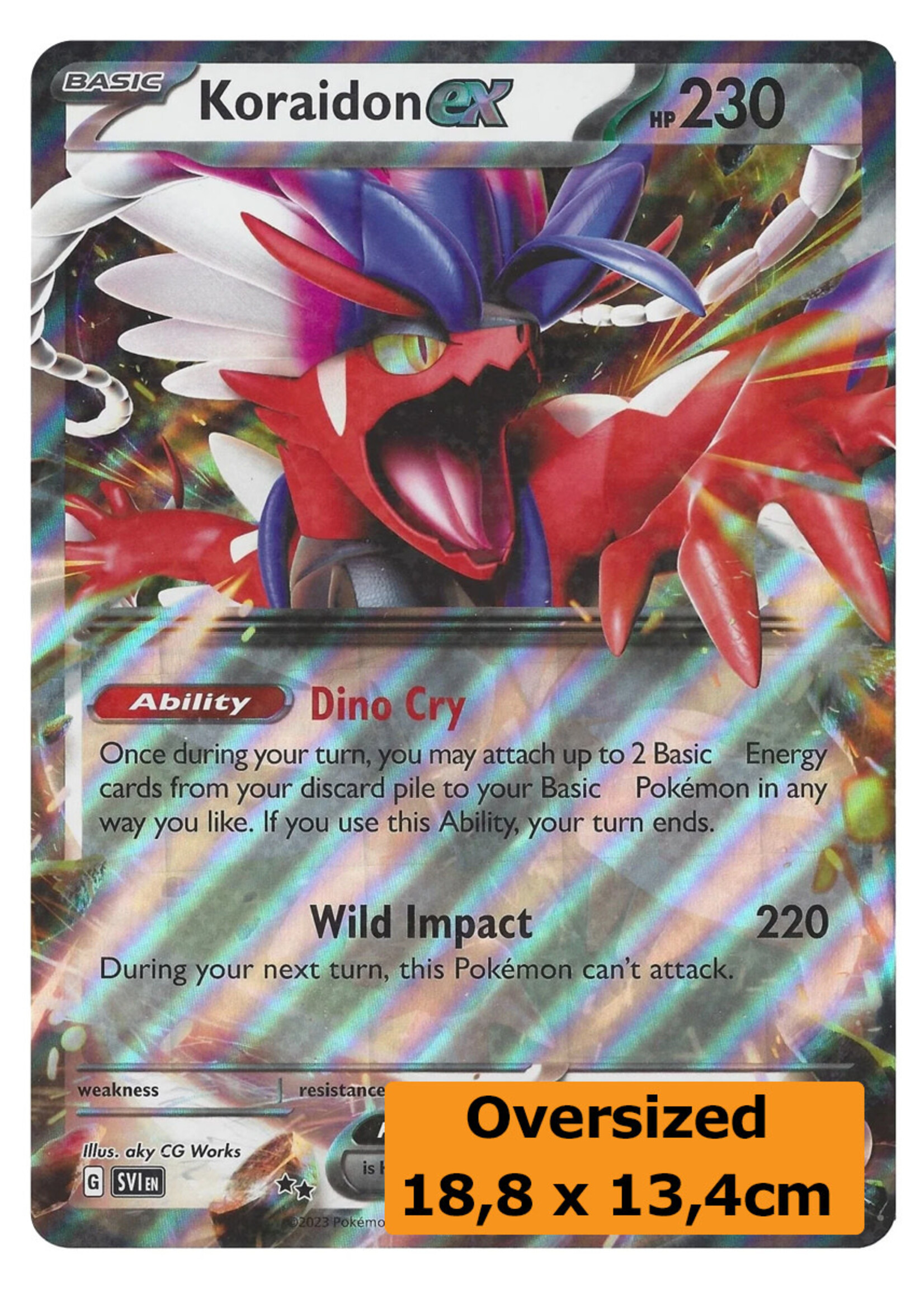 Koraidon Ex (SVP) Grote Kaart: near mint