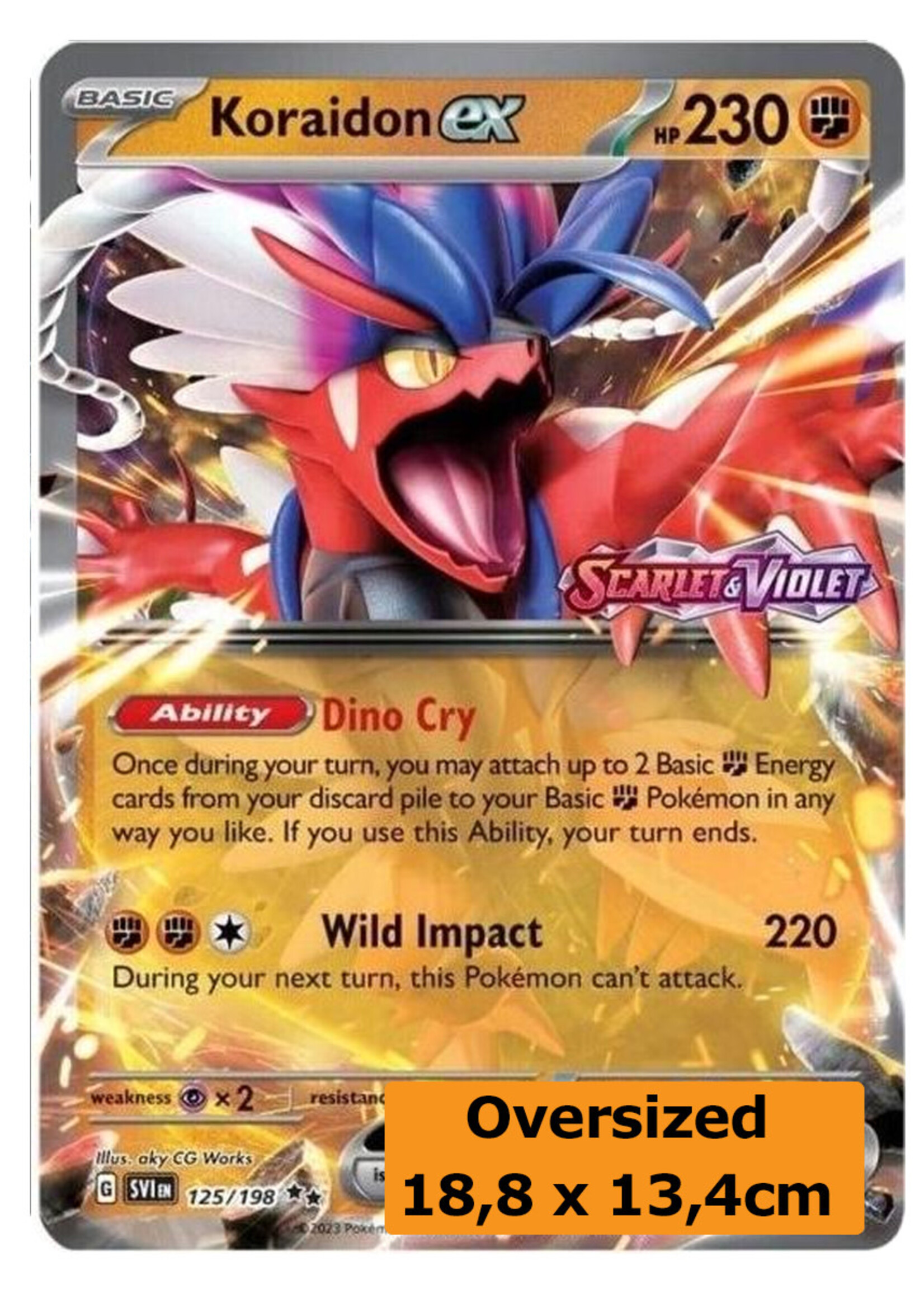 Koraidon Ex 125 (SVI) Grote Kaart: near mint