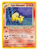 Light Ninetales 50 (NDE) 1st Edition: excellent