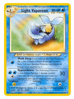 Light Vaporeon 52 (NDE): excellent