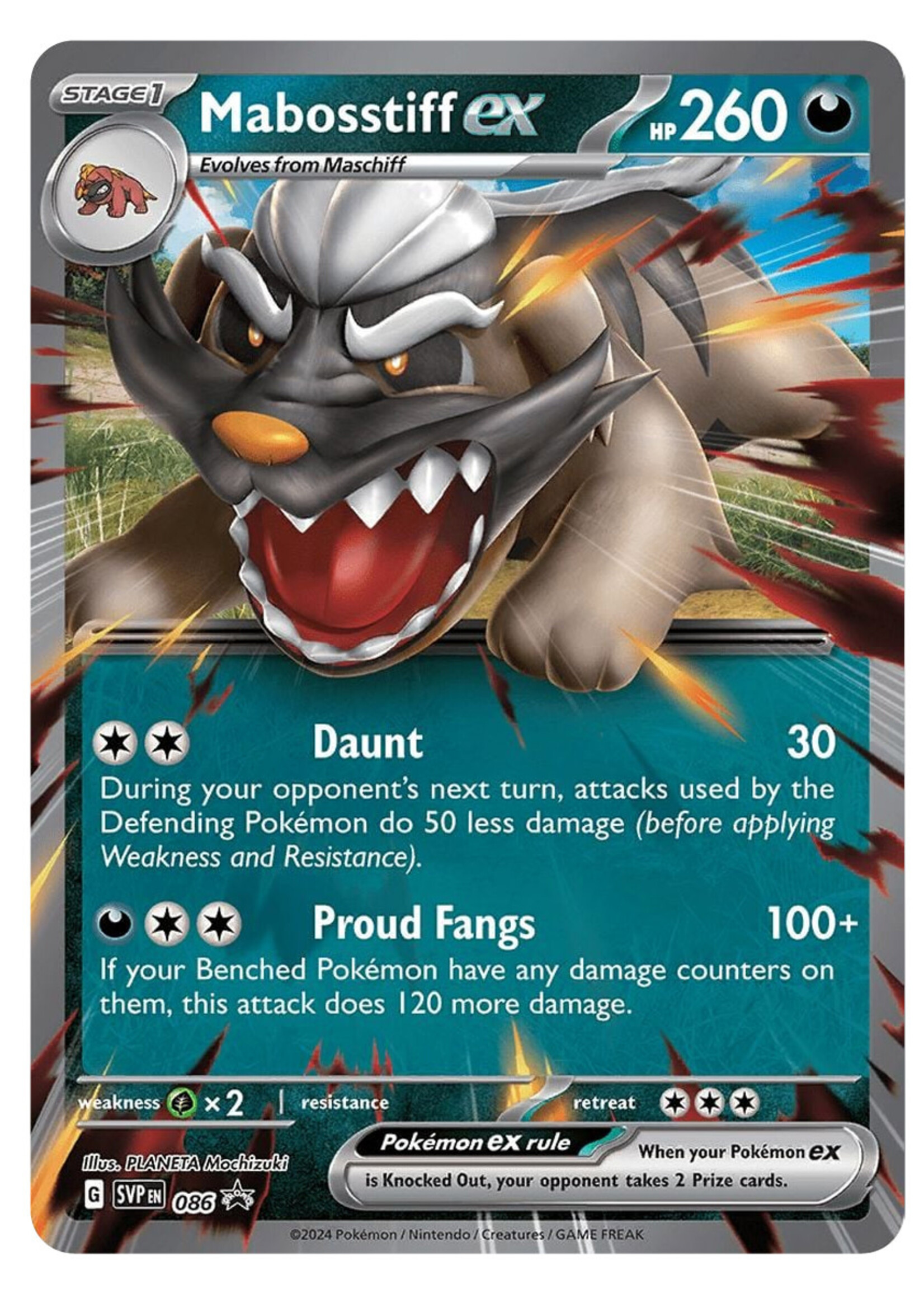 Mabosstiff Ex 86 (SVP): near mint