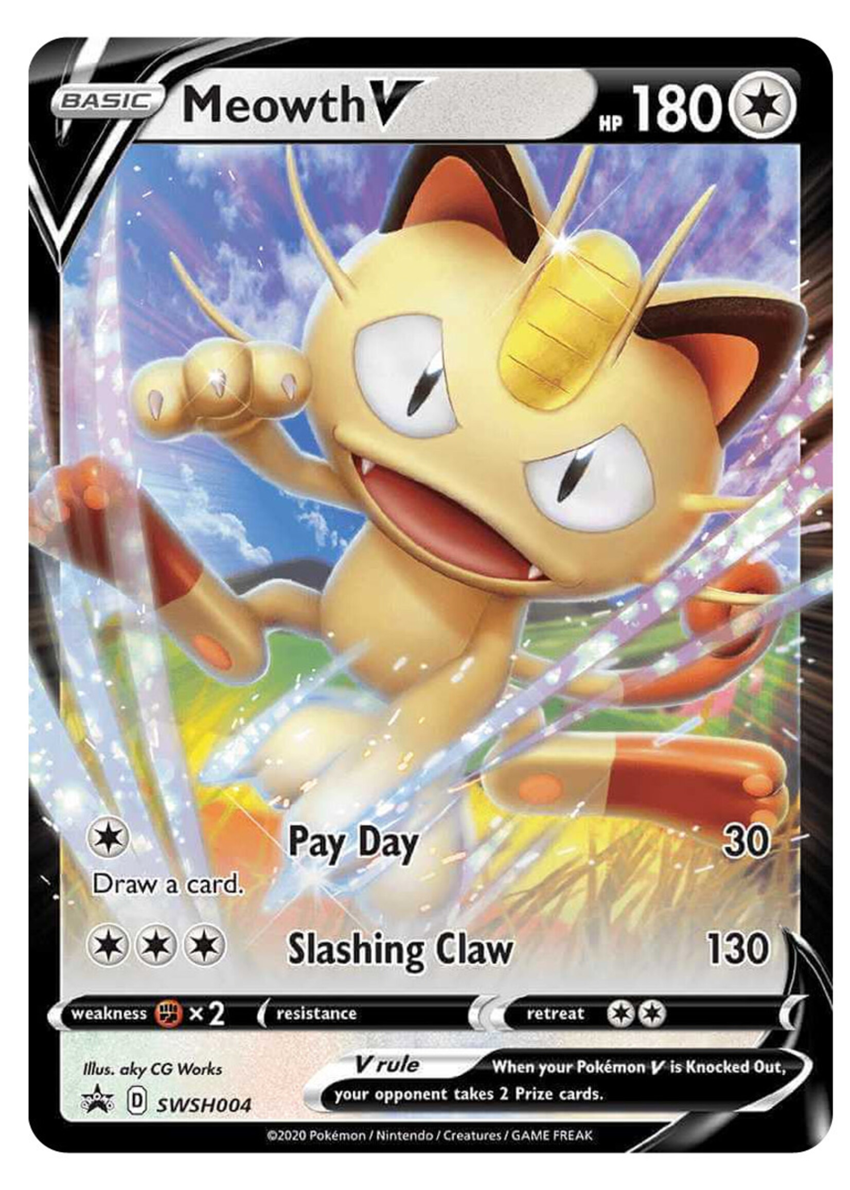 Meowth V 4 (SWSH): excellent