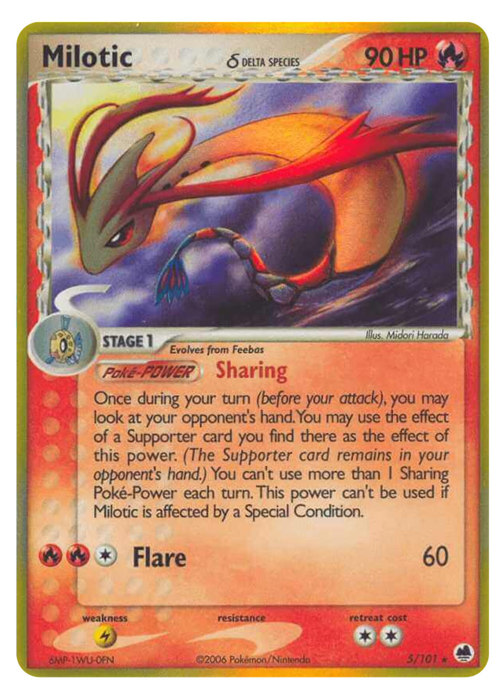 Milotic Delta Species 5 (DF): light played