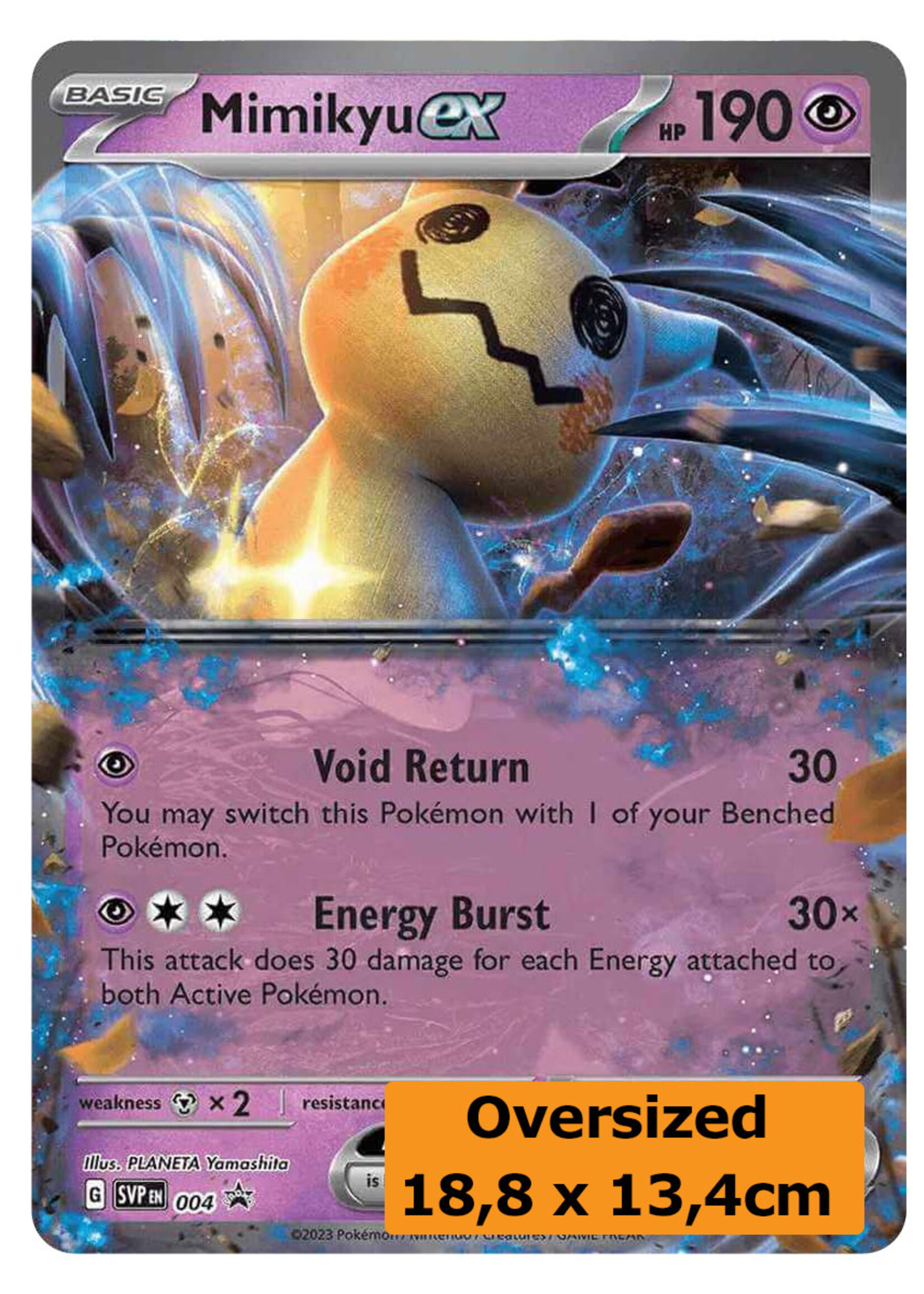 Mimikyu Ex 4 (SVP) Grote Kaart: near mint