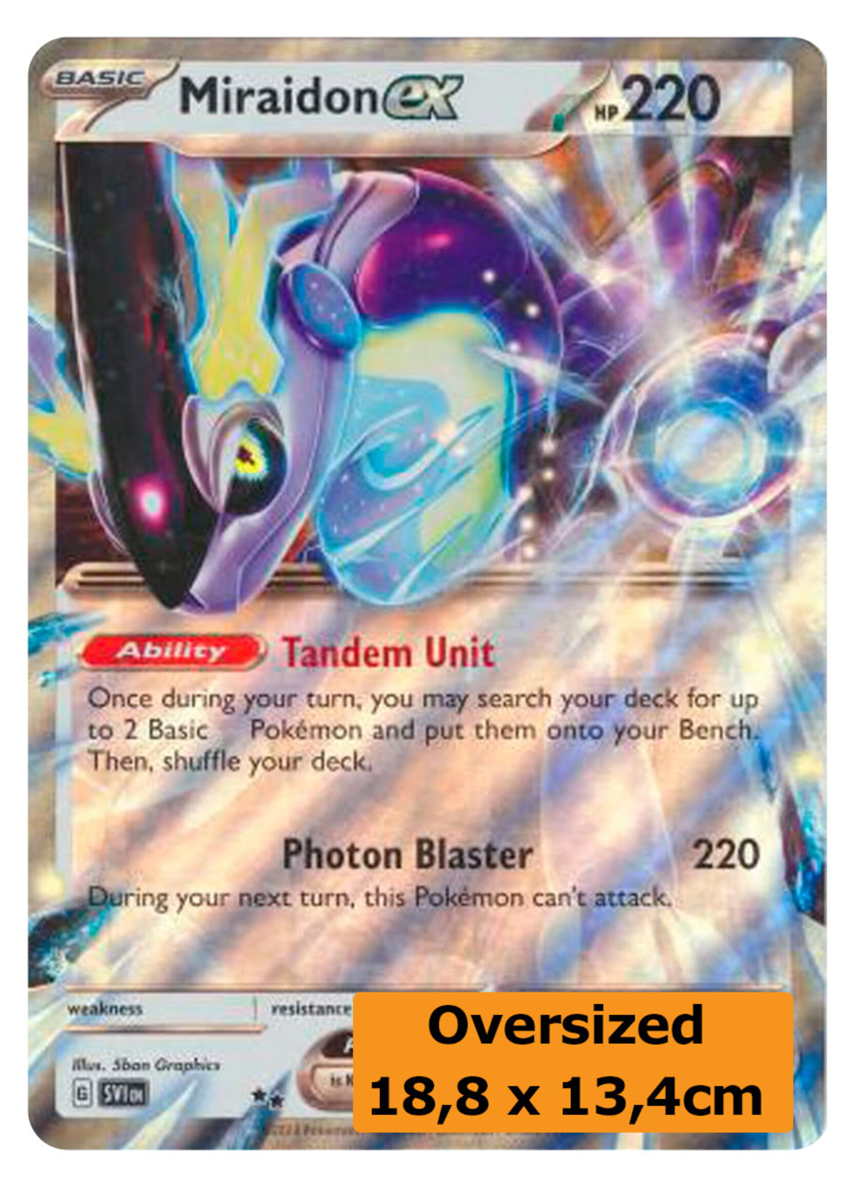 Miraidon Ex (SVP) Grote Kaart: near mint