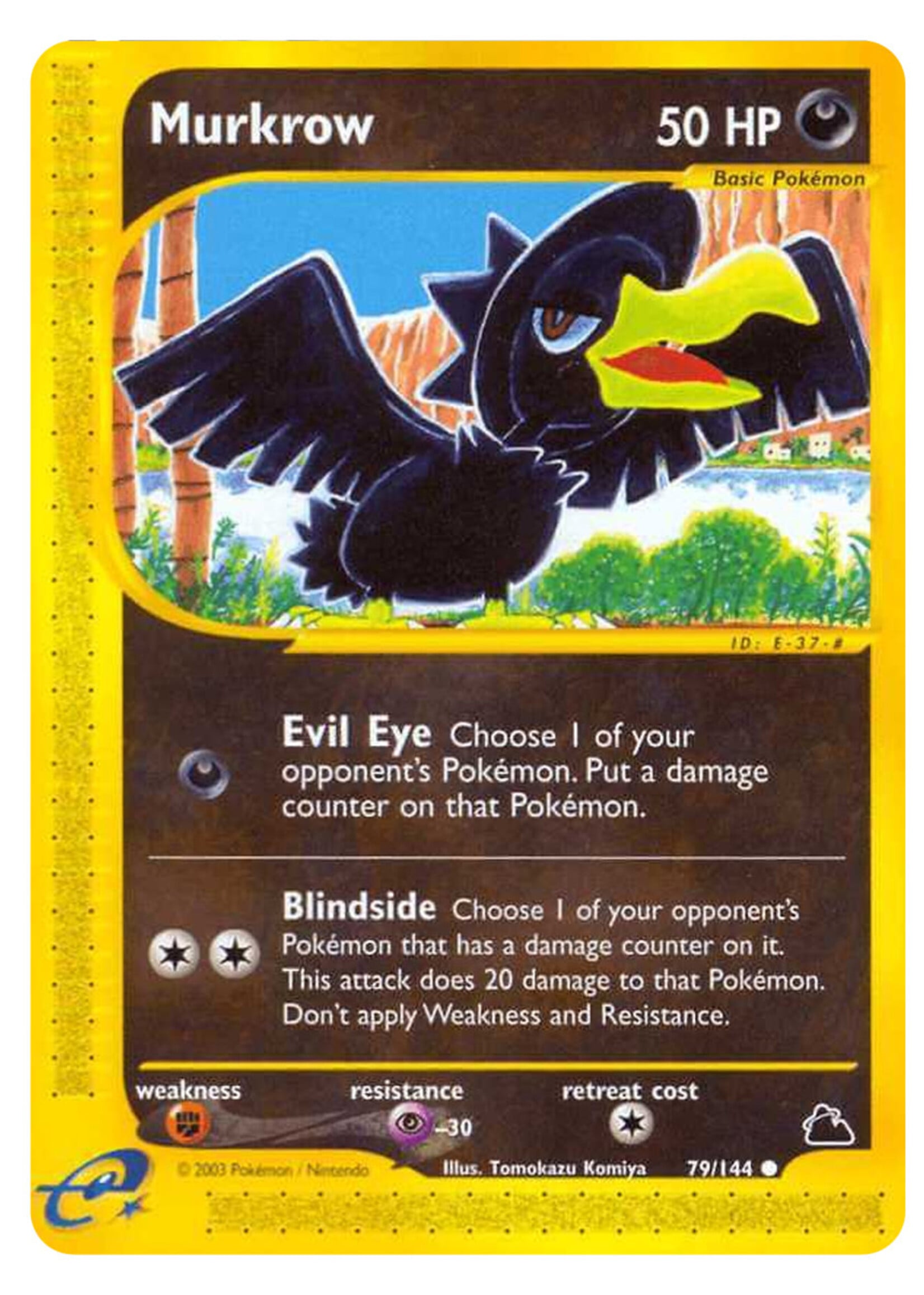 Murkrow 79 (SK) Reverse Holo: played
