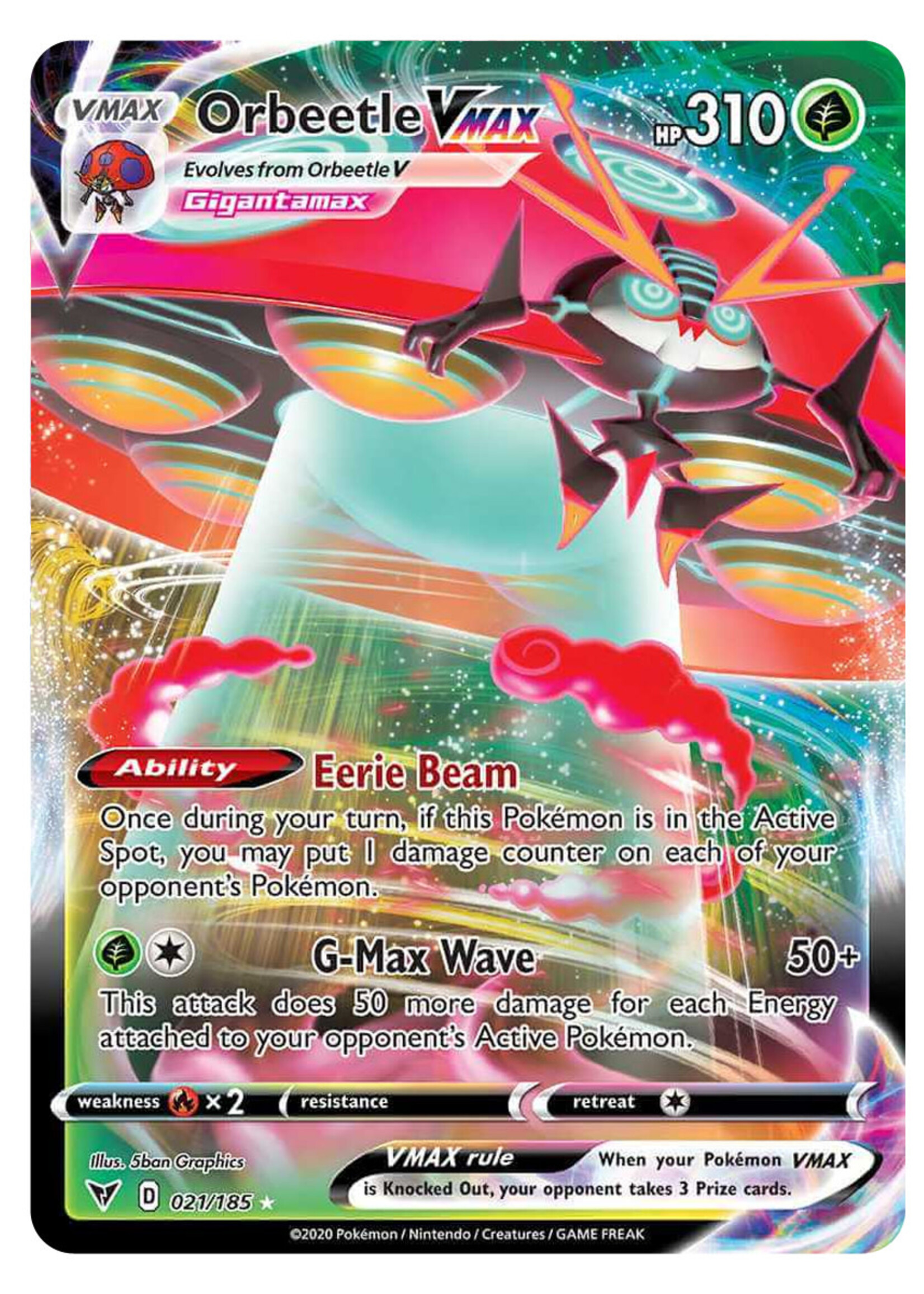 Orbeetle Vmax 21 (VIV): near mint