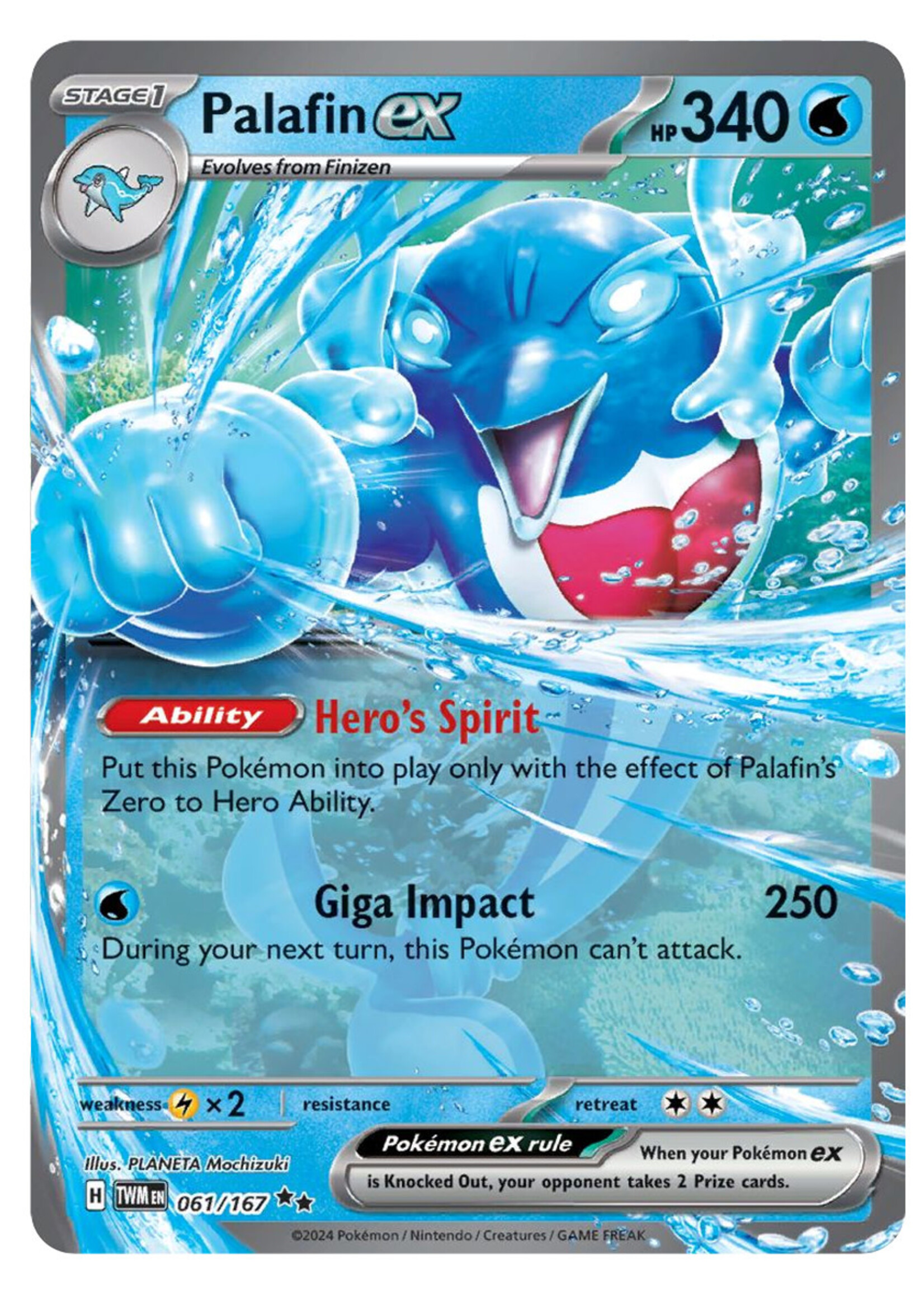 Palafin Ex 61 (TWM): near mint