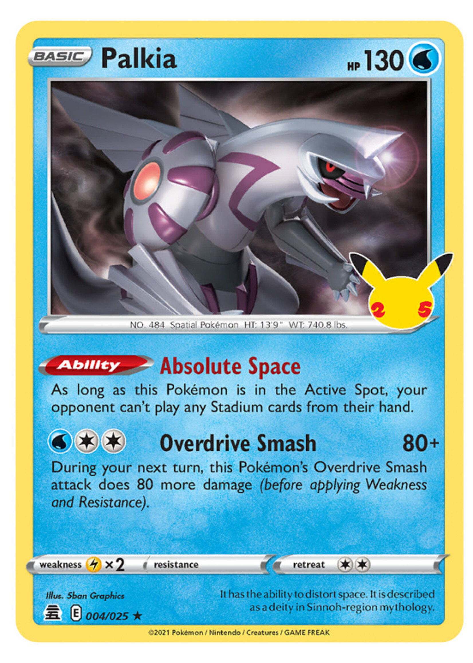 Palkia 04 (CEL): near mint