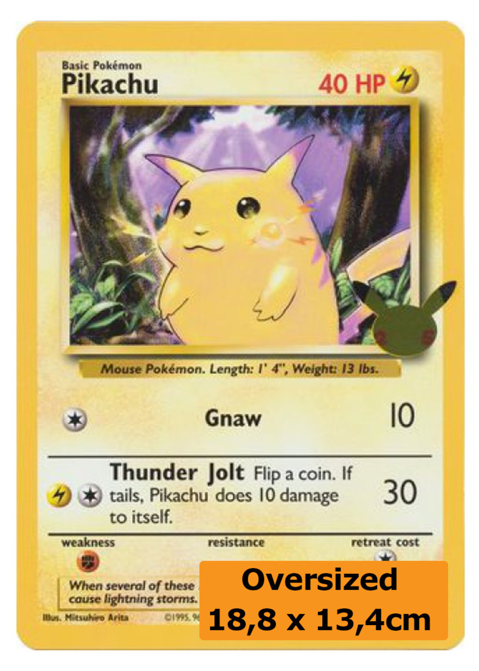 Pikachu 58 (CEL) Grote Kaart: excellent