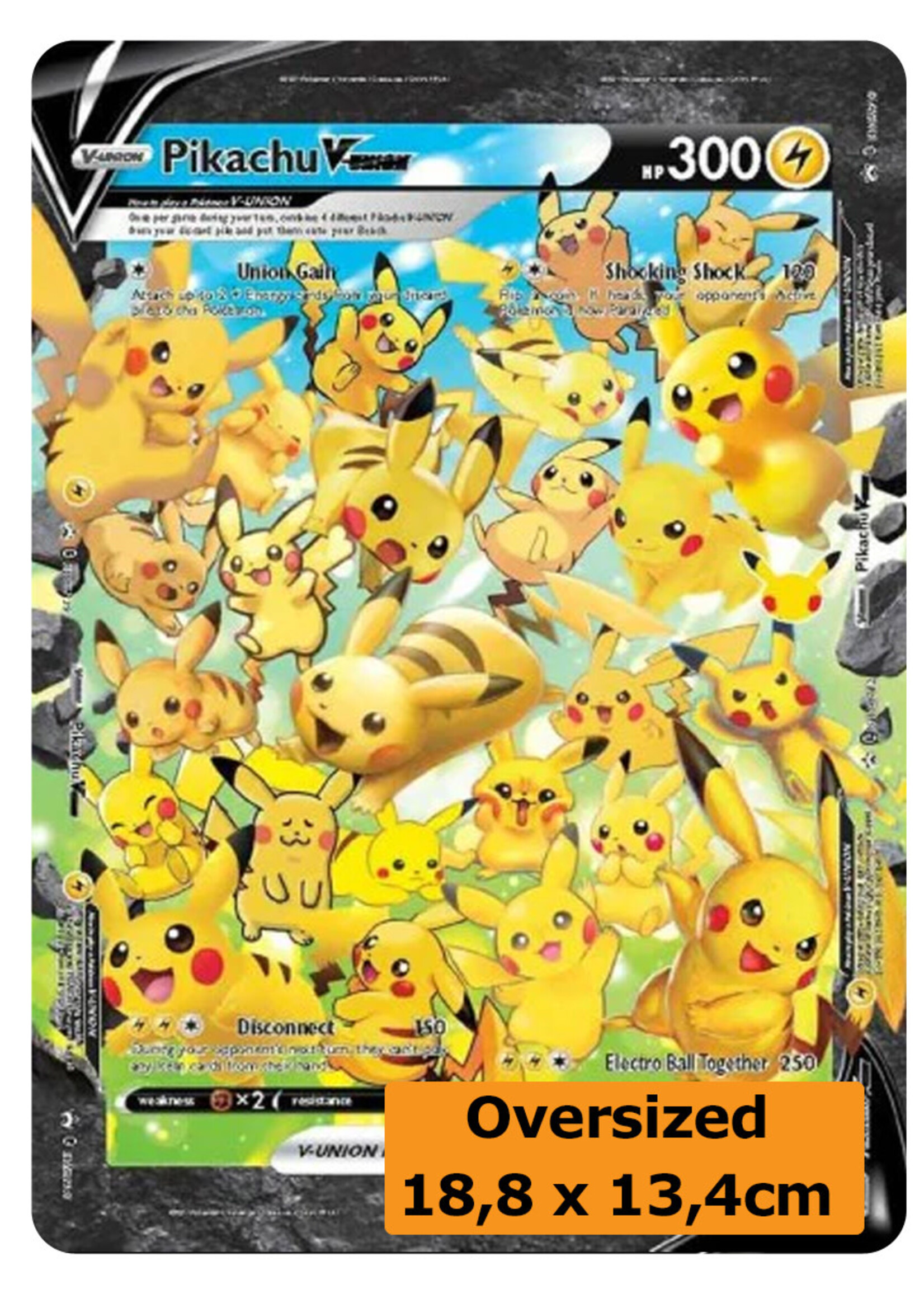 Pikachu V-Union (SWSH) Grote Kaart: light played