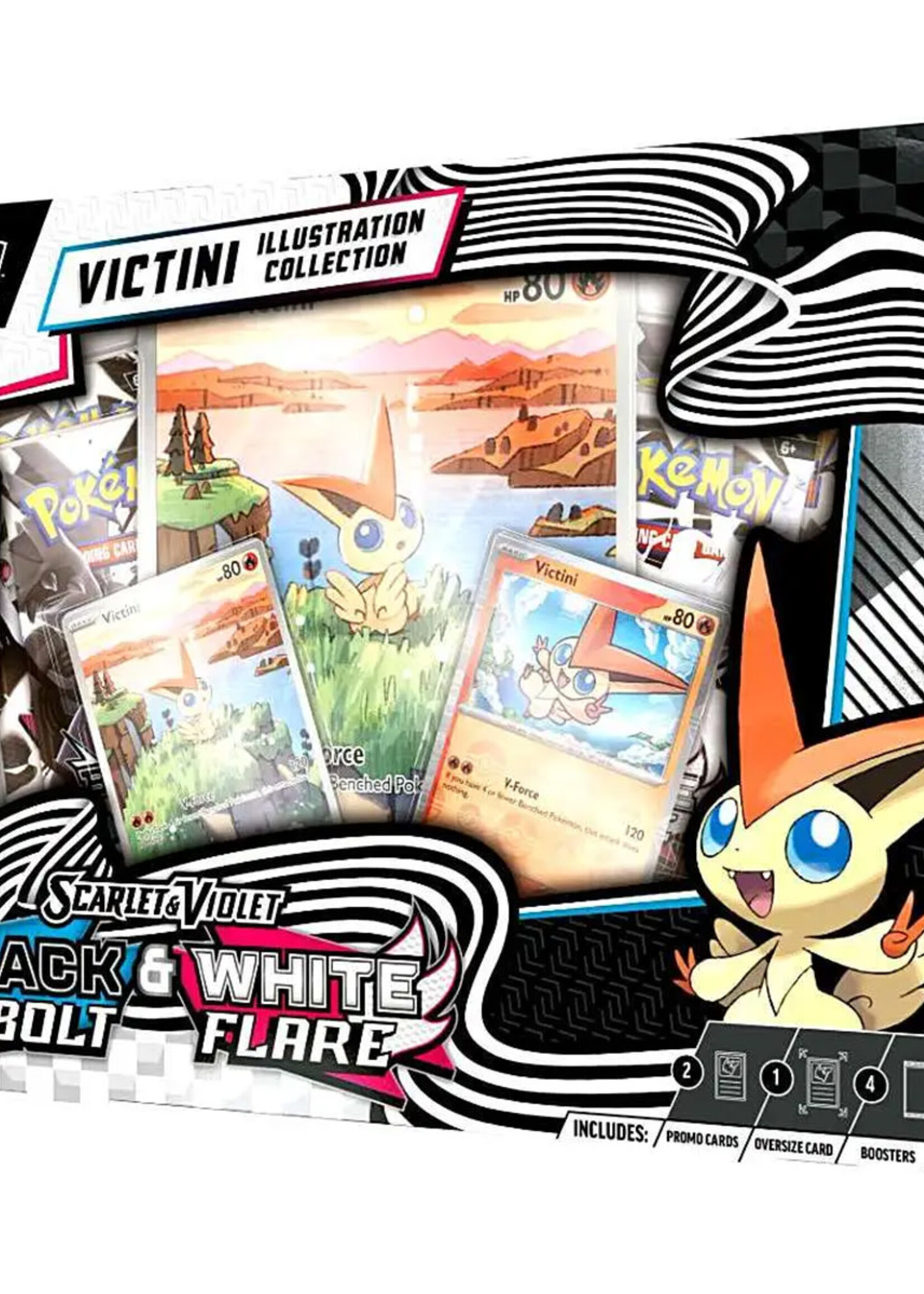Pokemon Black Bolt/White Flare Illustration Coll. Victini