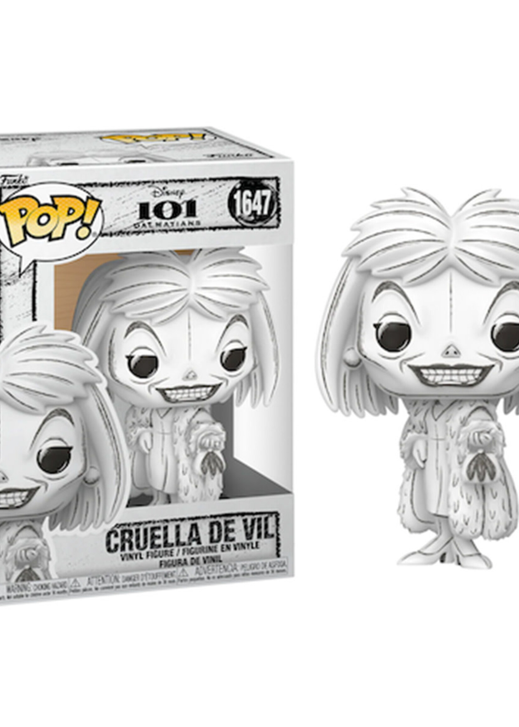 Sketched Funko Pop N° 1647 Cruella De Vil