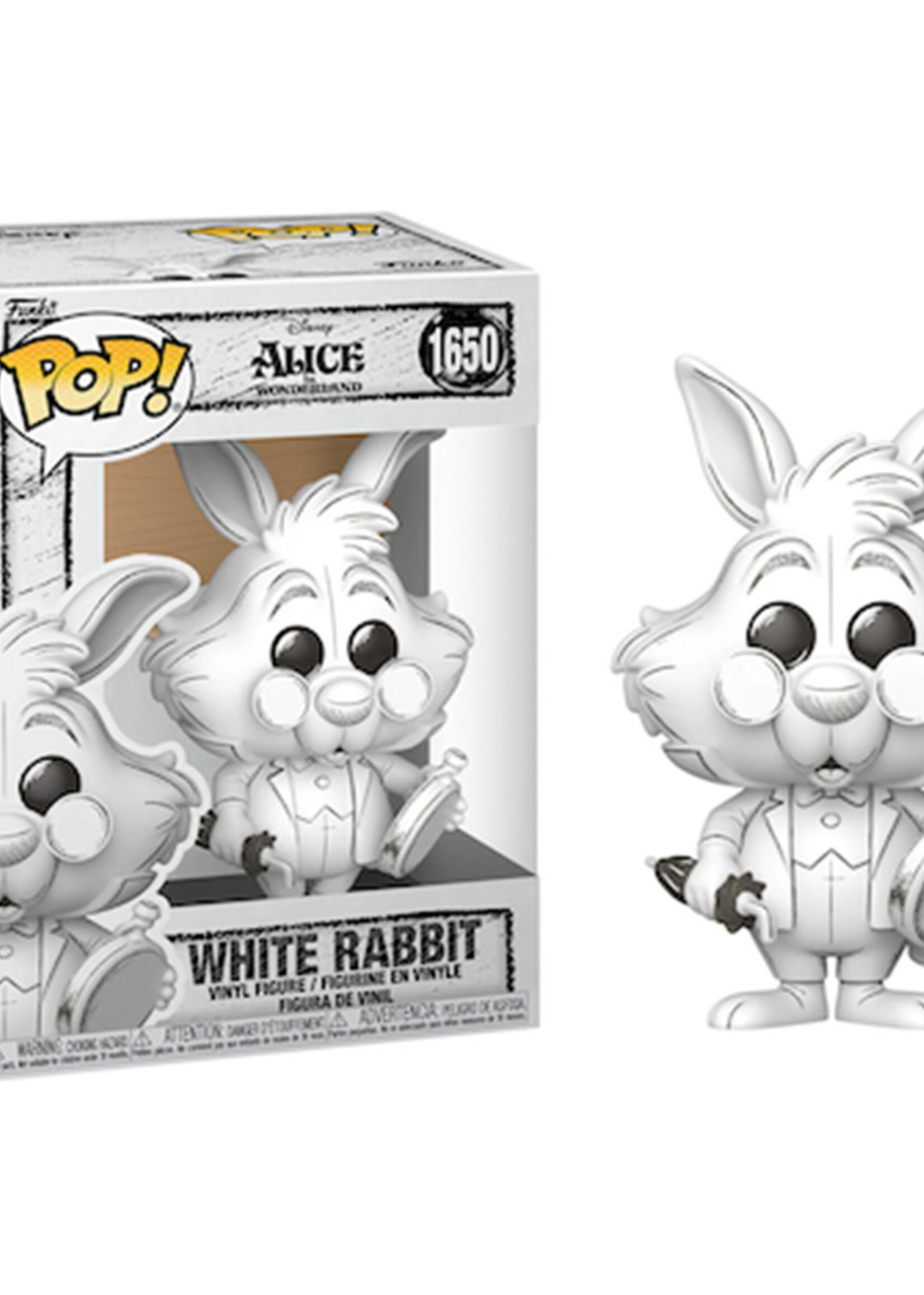 Sketched Funko Pop N°1650 White Rabbit