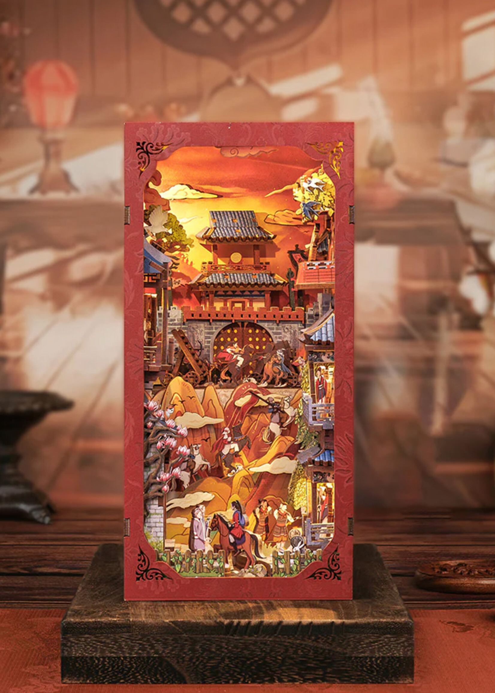 Book Nook Kit Dit The Legend of Mulan 298pc + LED Light