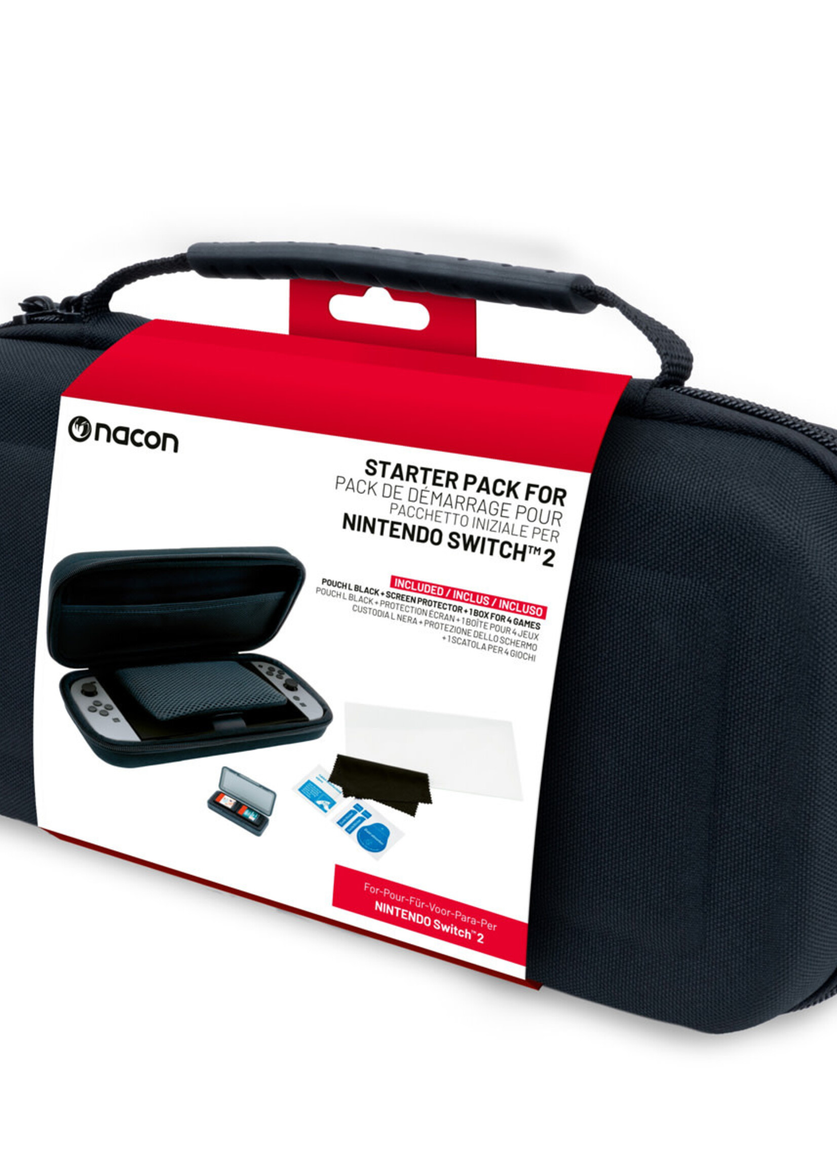 Nacon Travel Case Black Starter Pack Switch 2