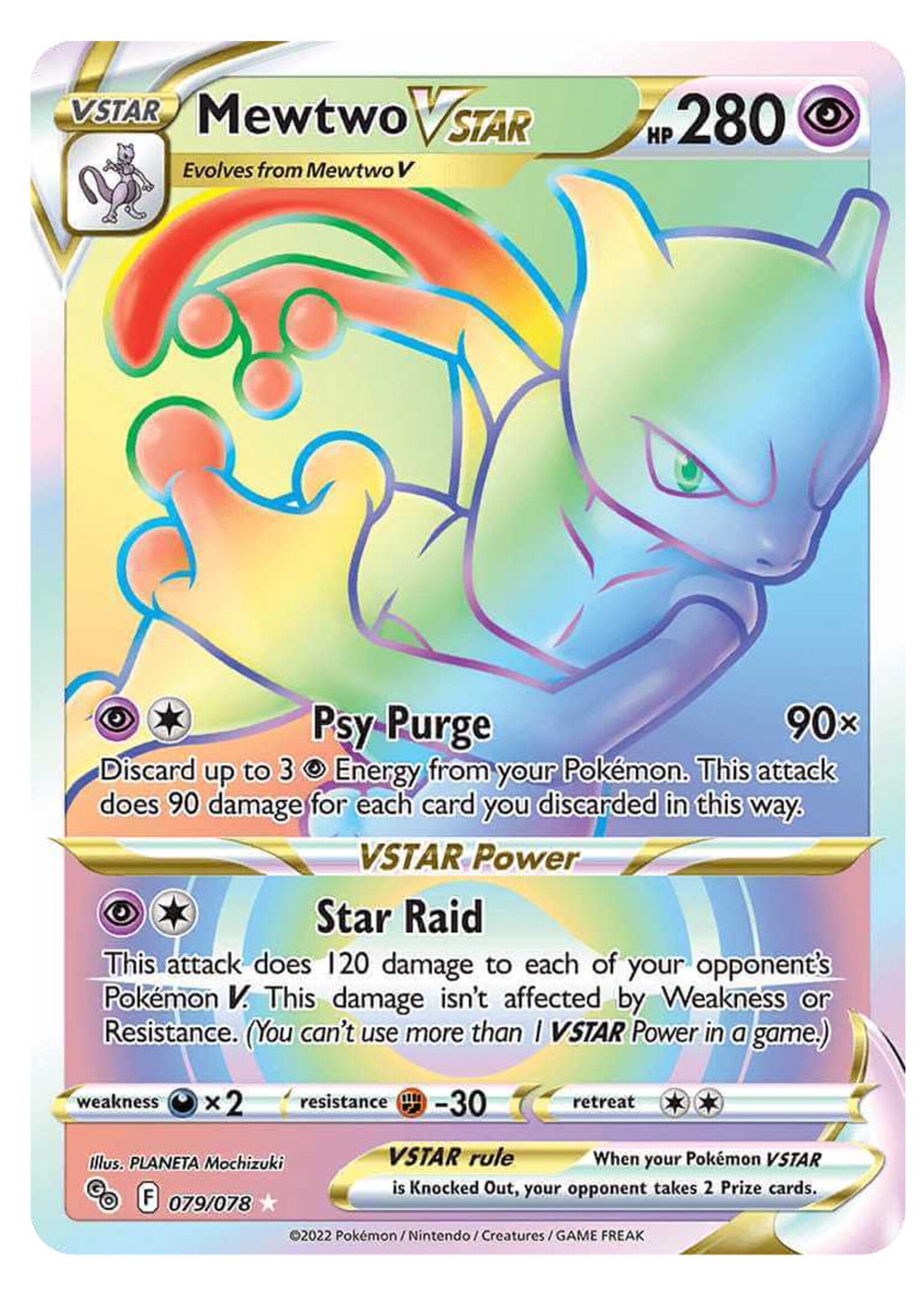 Mewtwo Vstar 79 (PGO)