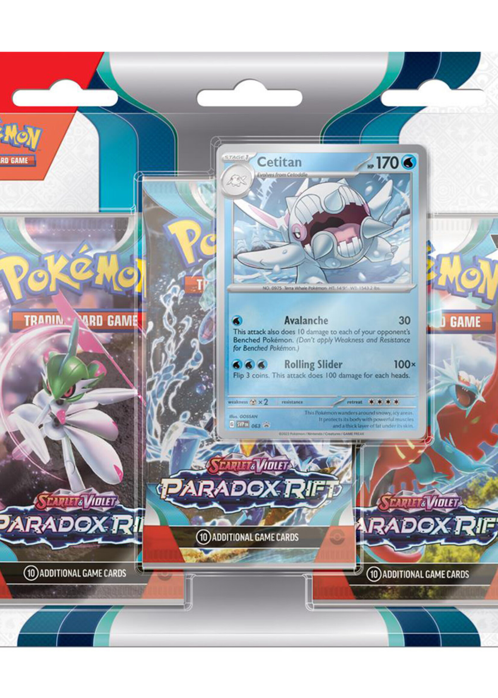 Pokemon Paradox Rift 3 Booster Cetitan