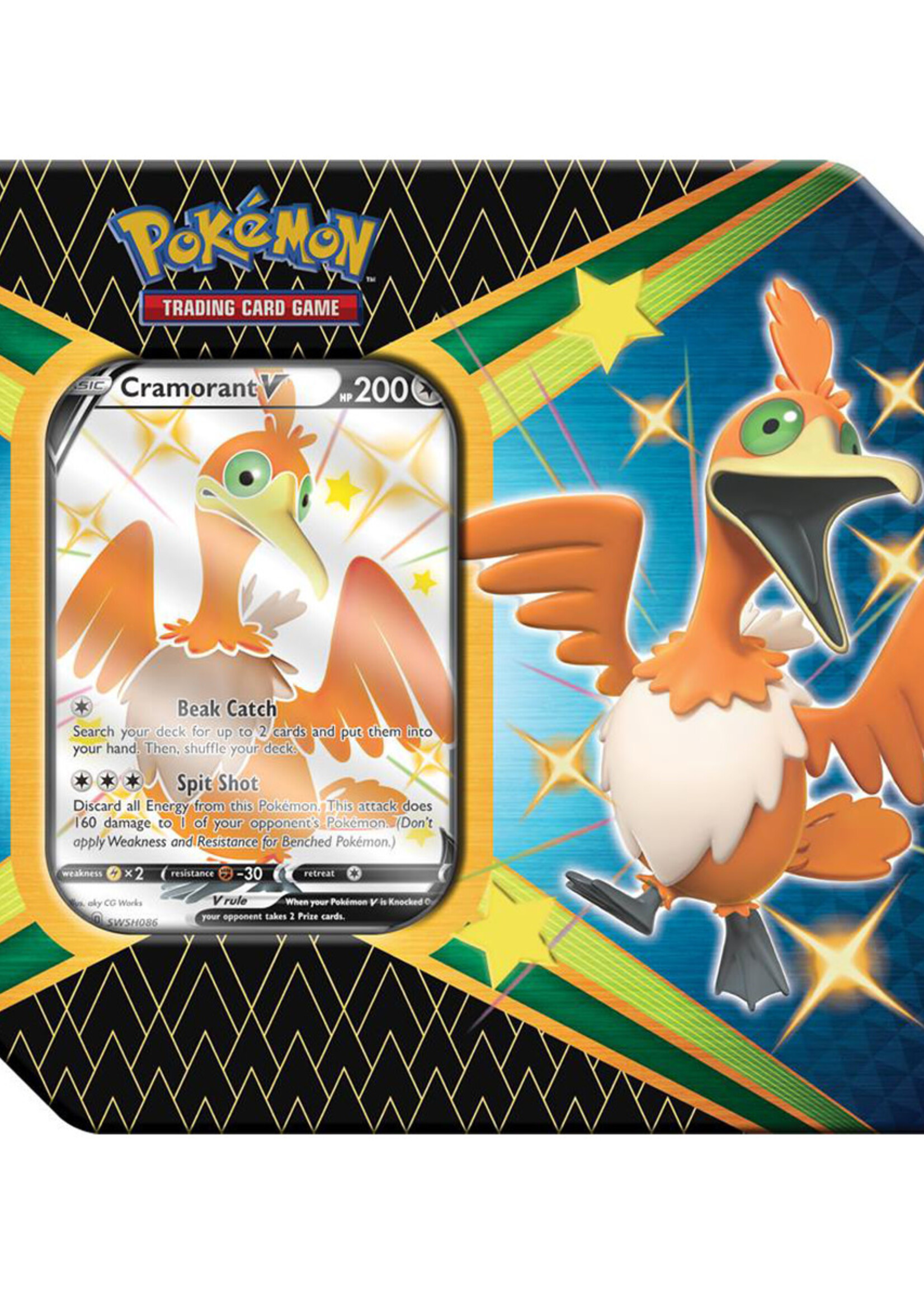 Pokemon Shining Fates Tin Cramorant V