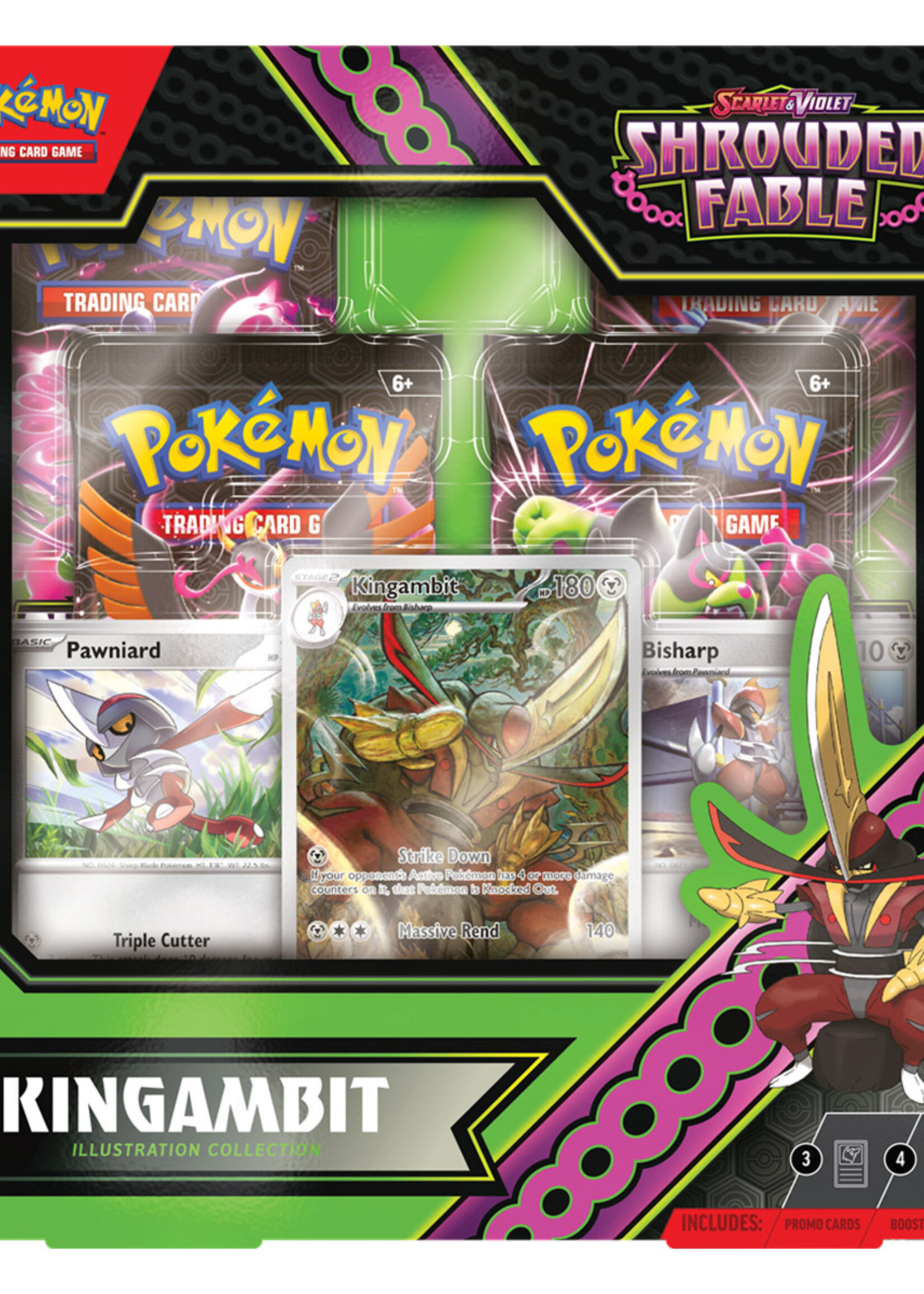 Pokémon Shrouded Fable Illustration Collection Kingambit