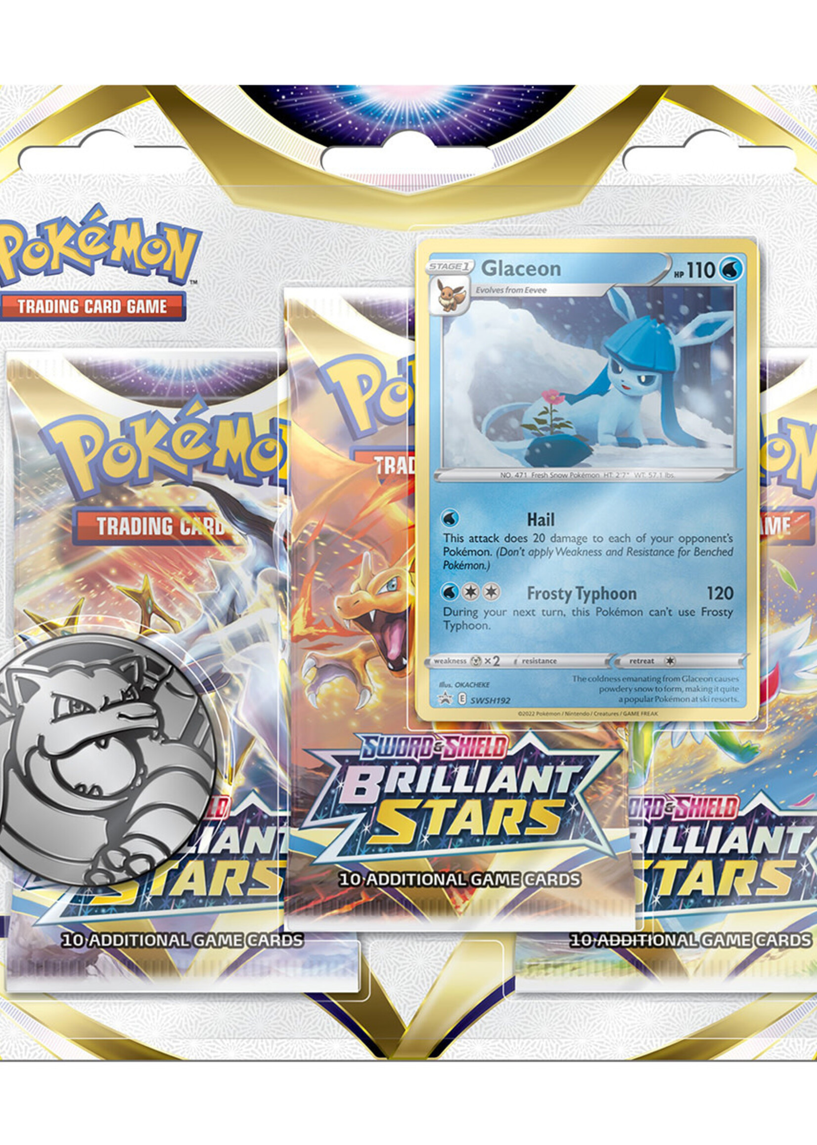 Pokémon Brilliant Stars 3 Booster Blister Glaceon