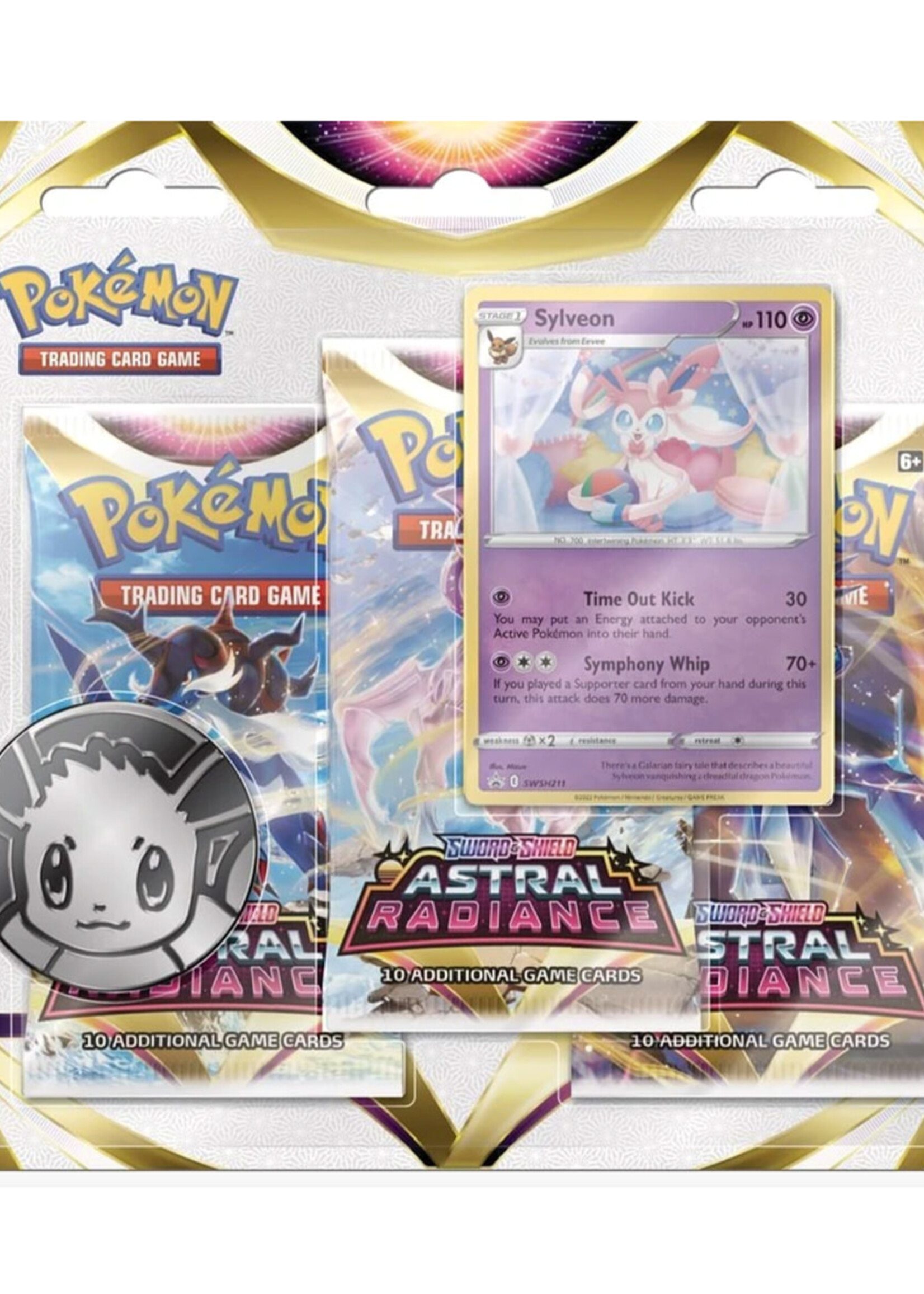 Pokémon Astral Radiance 3 Booster Blister Sylveon
