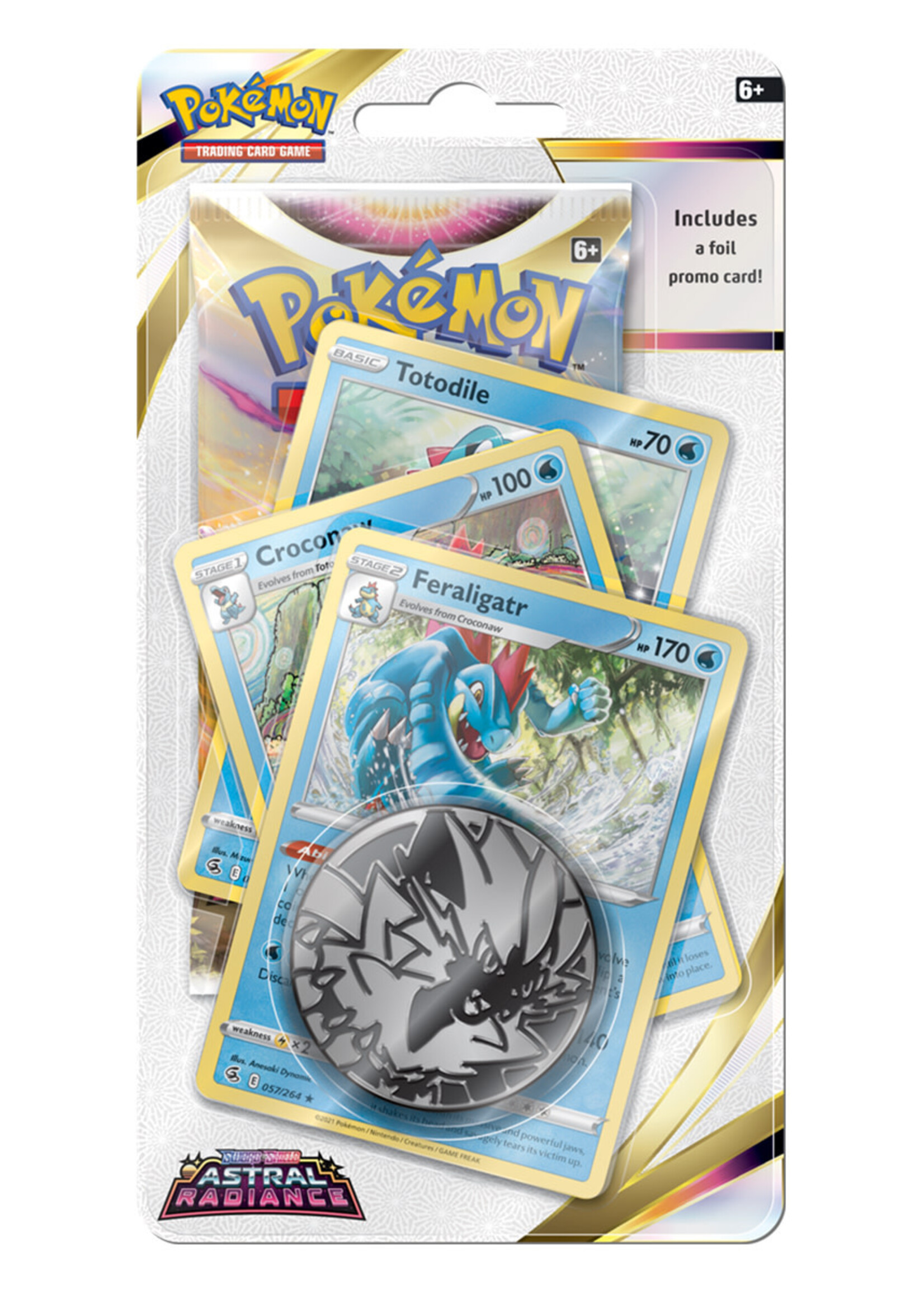 Pokemon Sword & Shield Astral Radiance Checklane Totodile