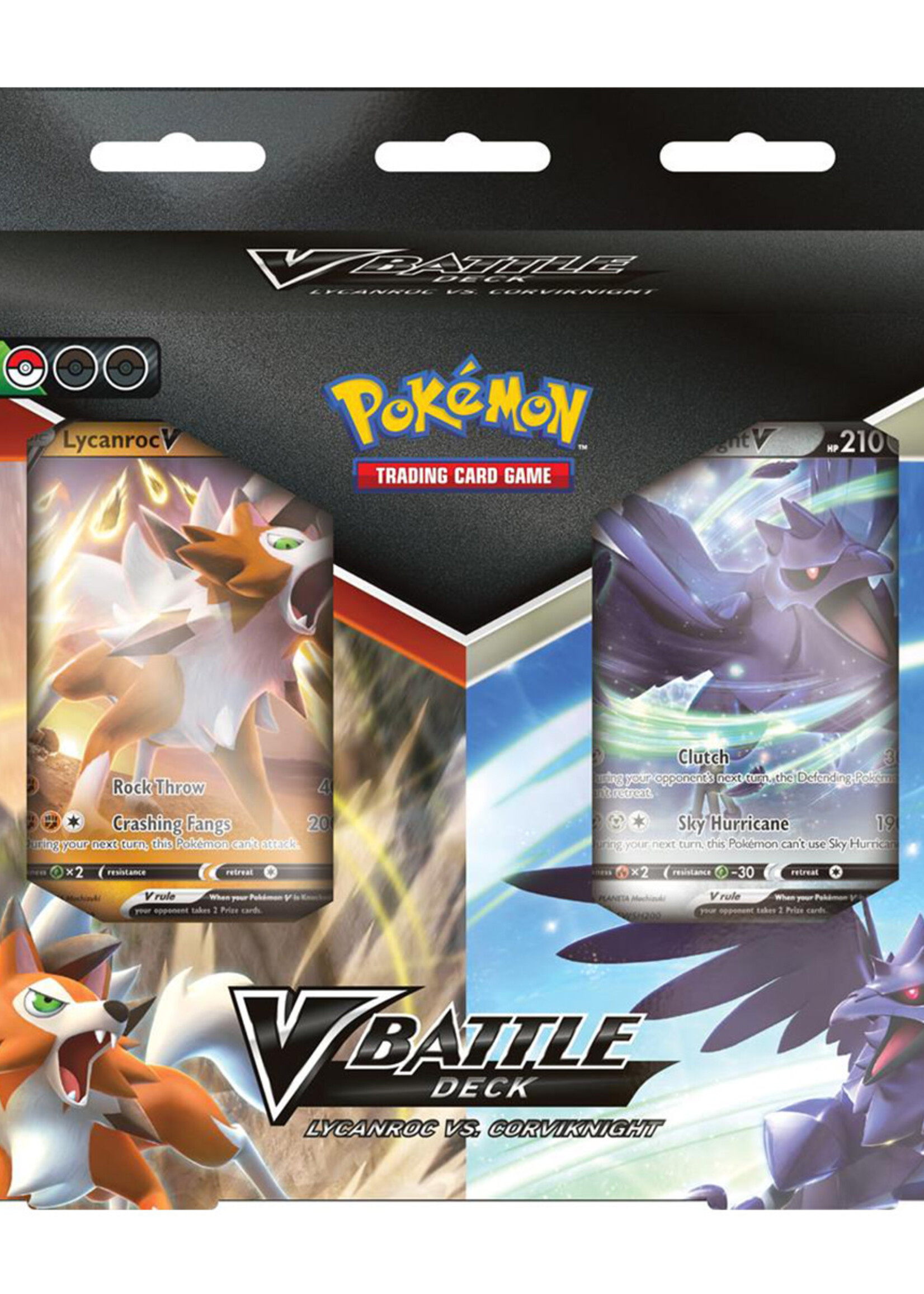 Pokemon V Battle Decks Bundle Lycanroc V & Corviknight V