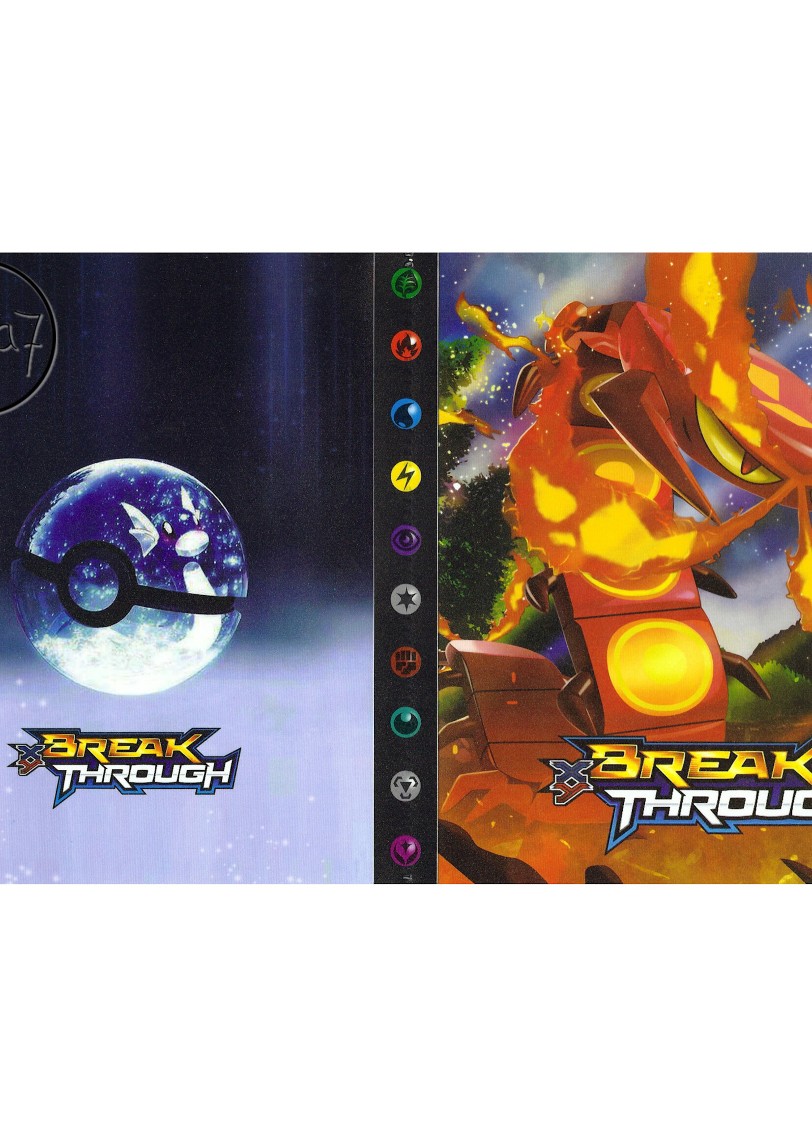 Pokemonmap voor 240 kaarten Centiskorch en Dratini